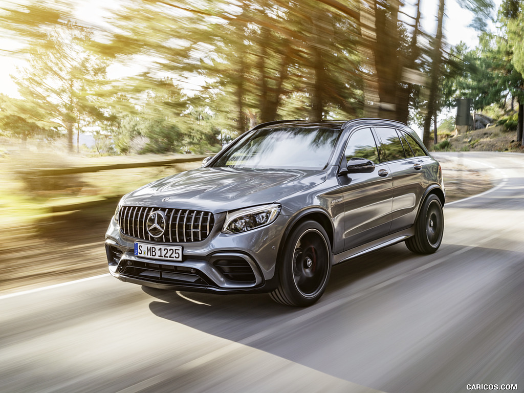 2018 Mercedes-AMG GLC 63 S 4MATIC+ (Color: Selenite Grey) - Front Three-Quarter