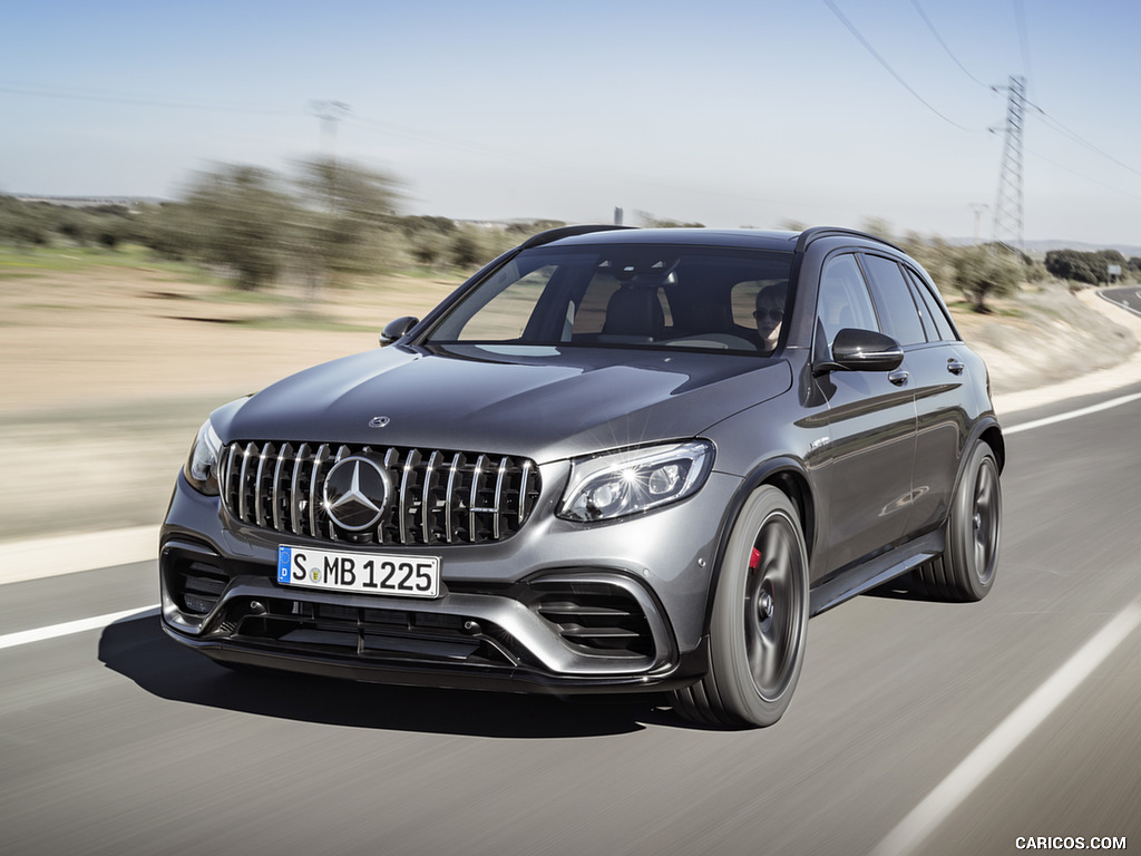 2018 Mercedes-AMG GLC 63 S 4MATIC+ (Color: Selenite Grey) - Front Three-Quarter