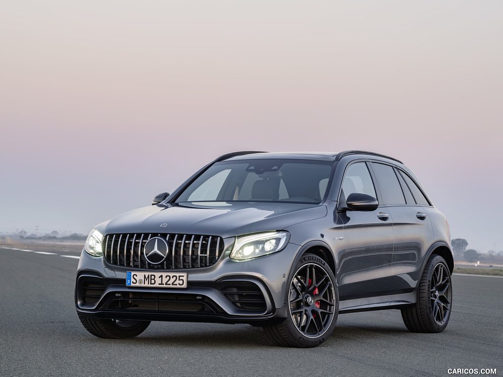 2018 Mercedes-AMG GLC 63 S 4MATIC+ (Color: Selenite Grey) - Front Three-Quarter