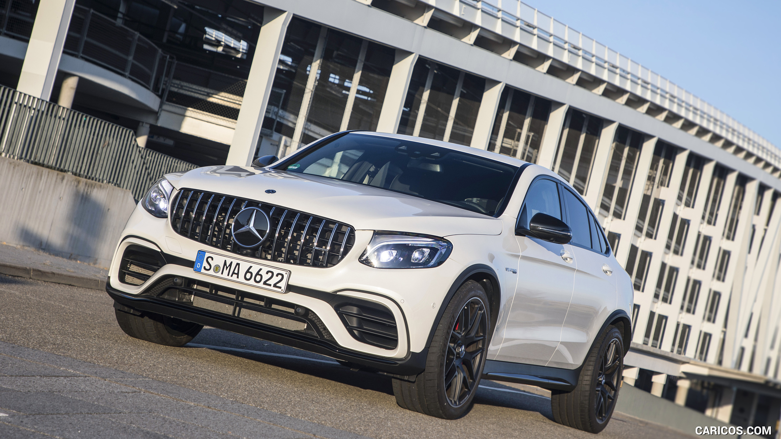 2018 Mercedes-AMG GLC 63 S Coupe - Front Three-Quarter, #48 of 75