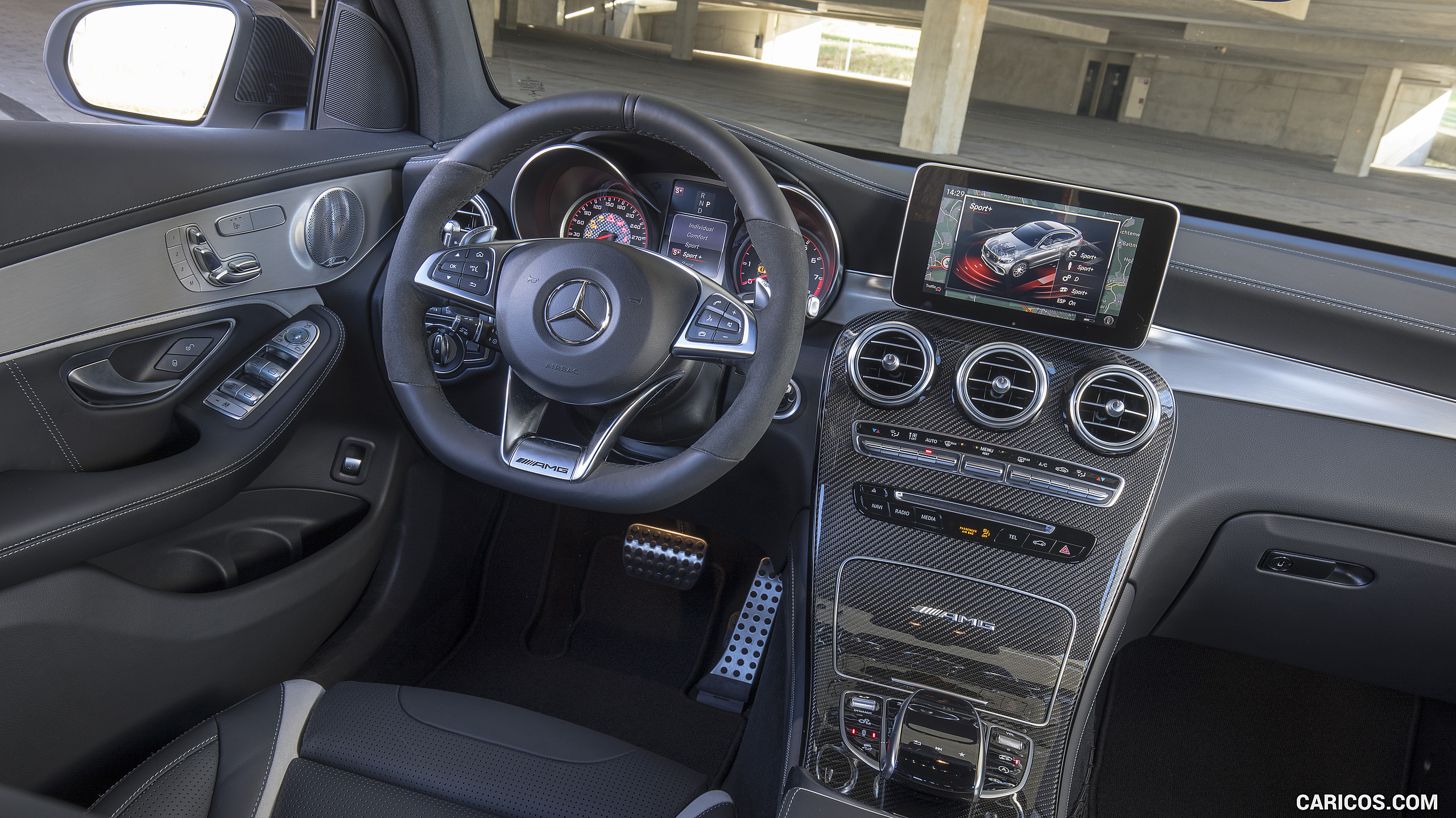 2018 Mercedes-AMG GLC 63 S Coupe - Interior, Cockpit, #63 of 75