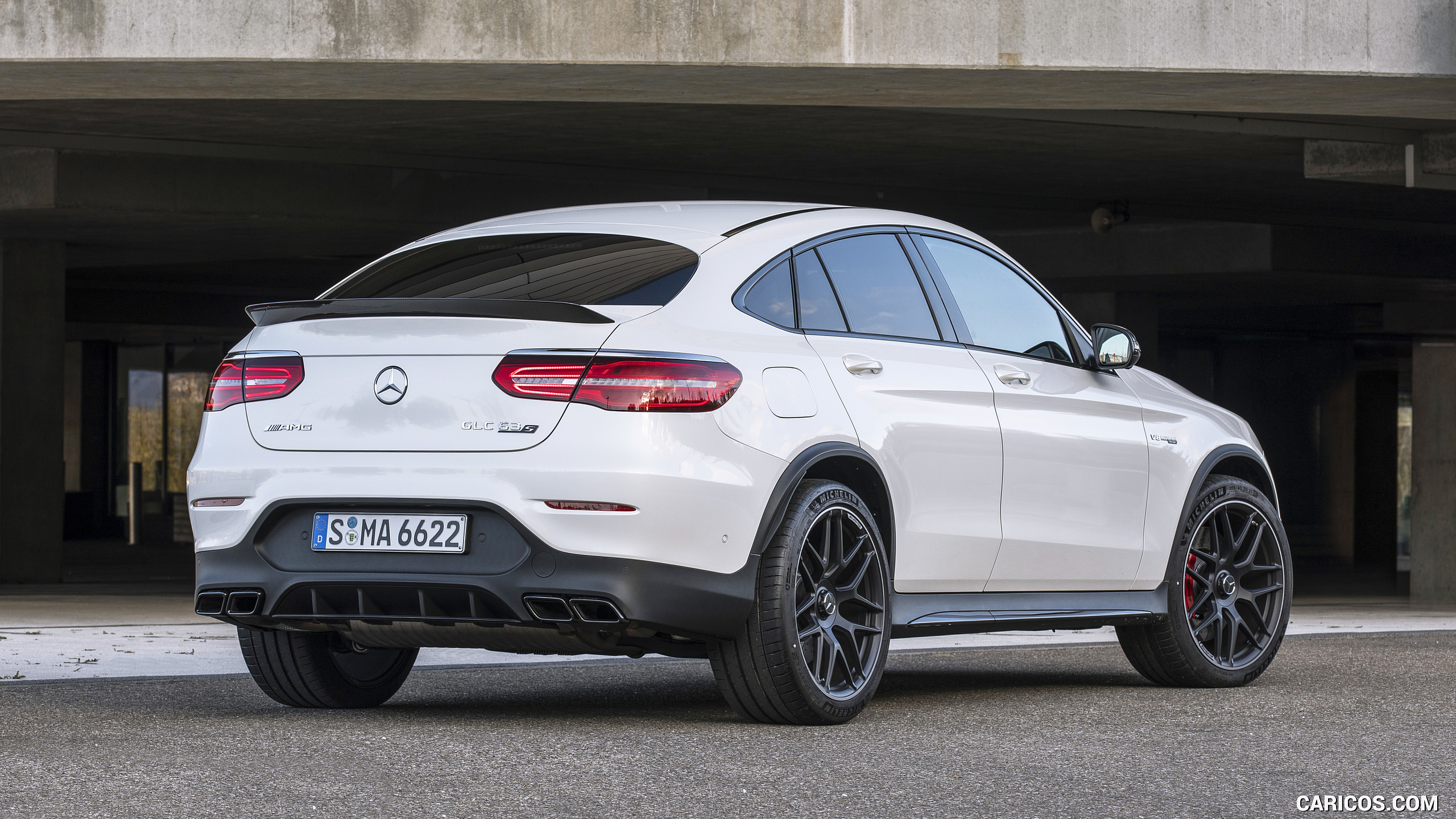 2018 Mercedes-AMG GLC 63 S Coupe - Rear Three-Quarter, #53 of 75