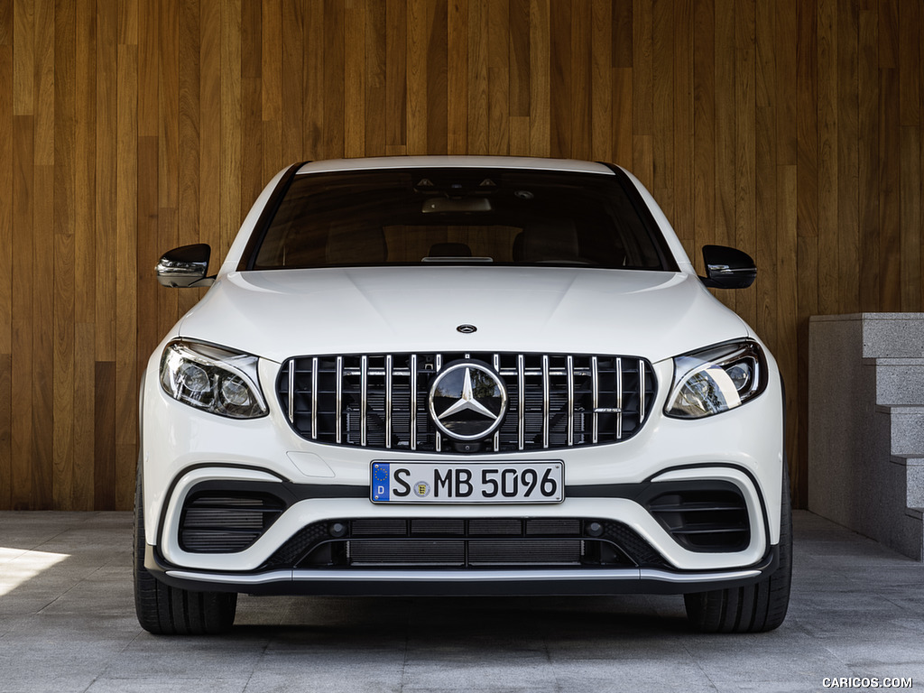 2018 Mercedes-AMG GLC 63 S Coupe 4MATIC+ (Color: designo Diamond White) - Front