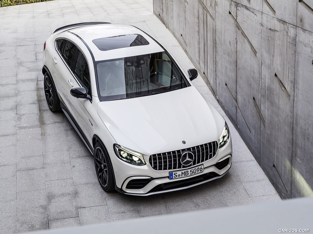 2018 Mercedes-AMG GLC 63 S Coupe 4MATIC+ (Color: designo Diamond White) - Top