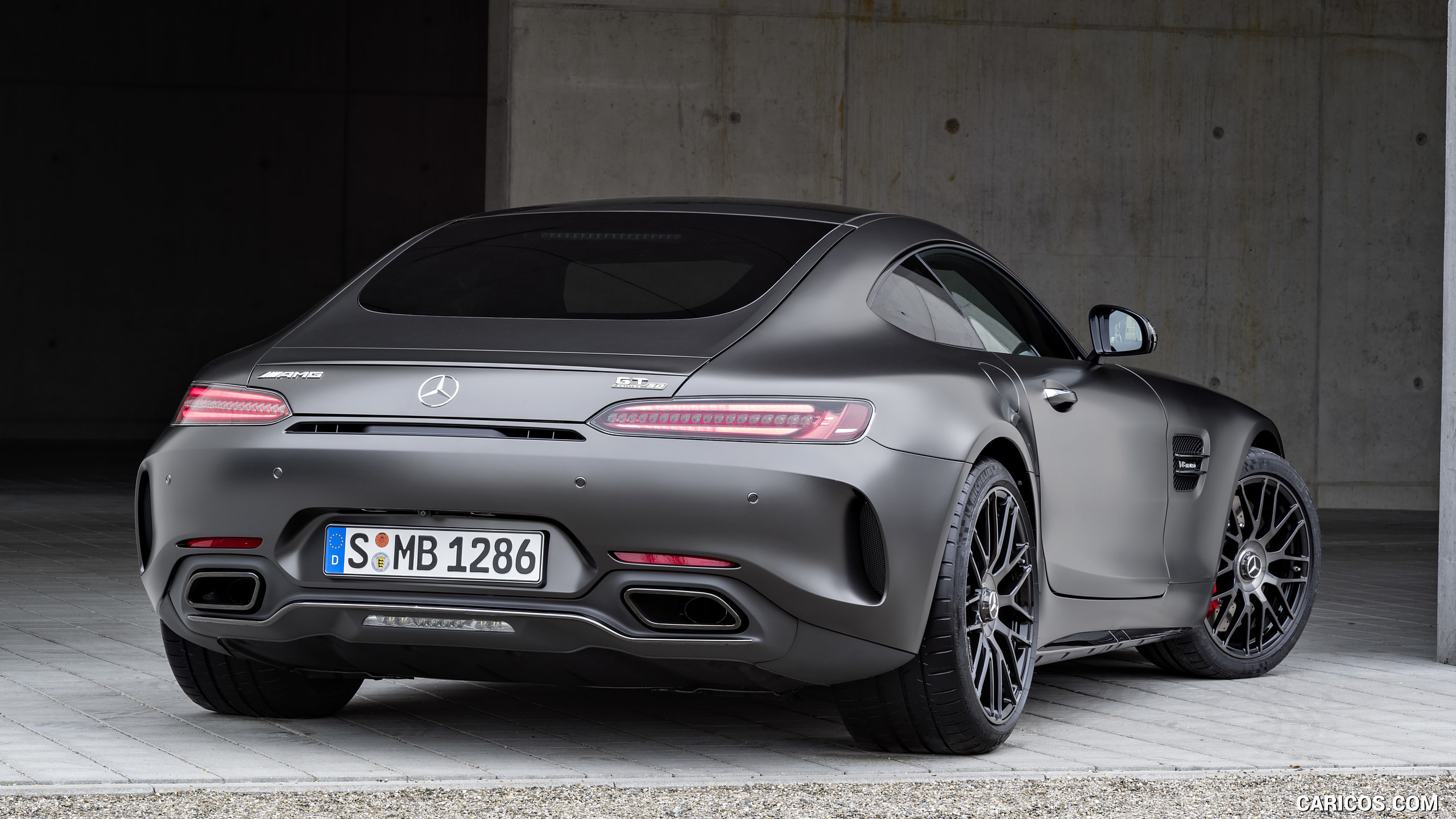 2018 Mercedes-AMG GT C Coupe Edition 50 (Color: Graphite Grey Magno) - Rear, #8 of 70