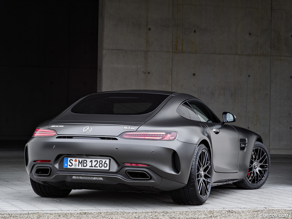 2018 Mercedes-AMG GT C Coupe Edition 50 (Color: Graphite Grey Magno) - Rear