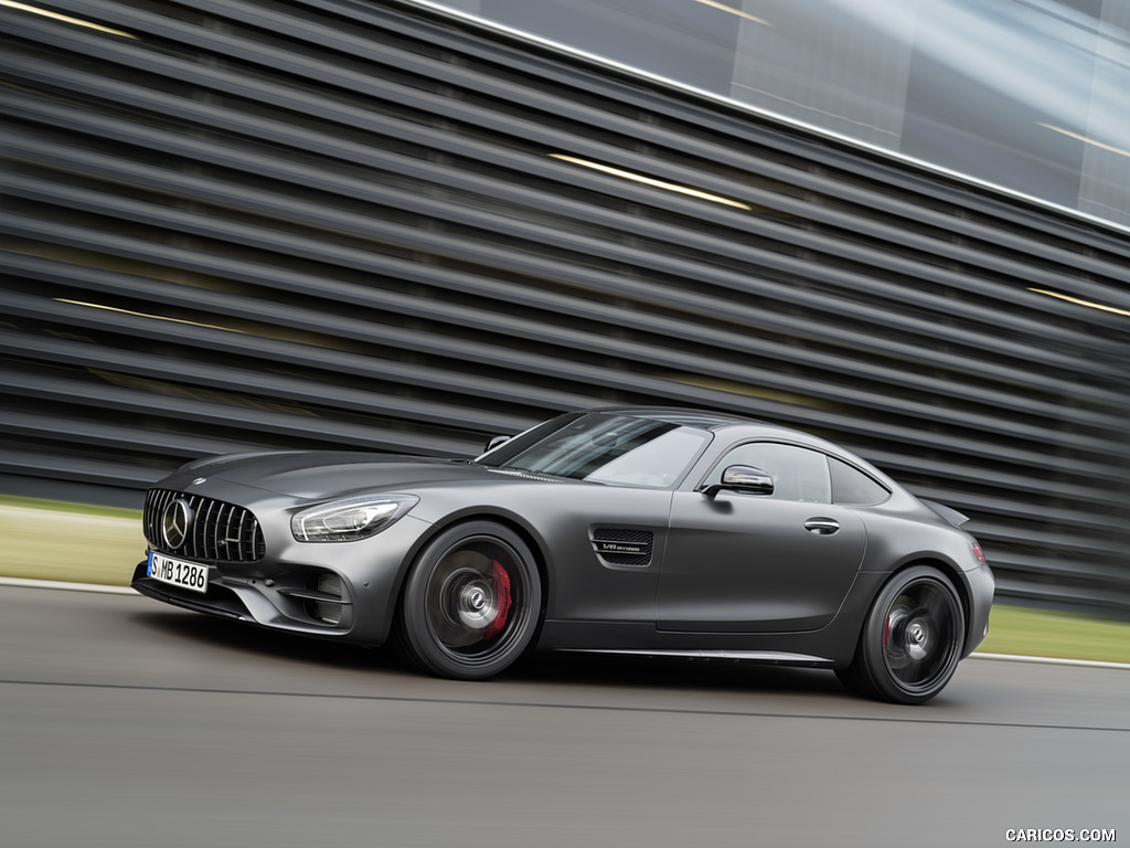 2018 Mercedes-AMG GT C Coupe Edition 50 (Color: Graphite Grey Magno) - Side