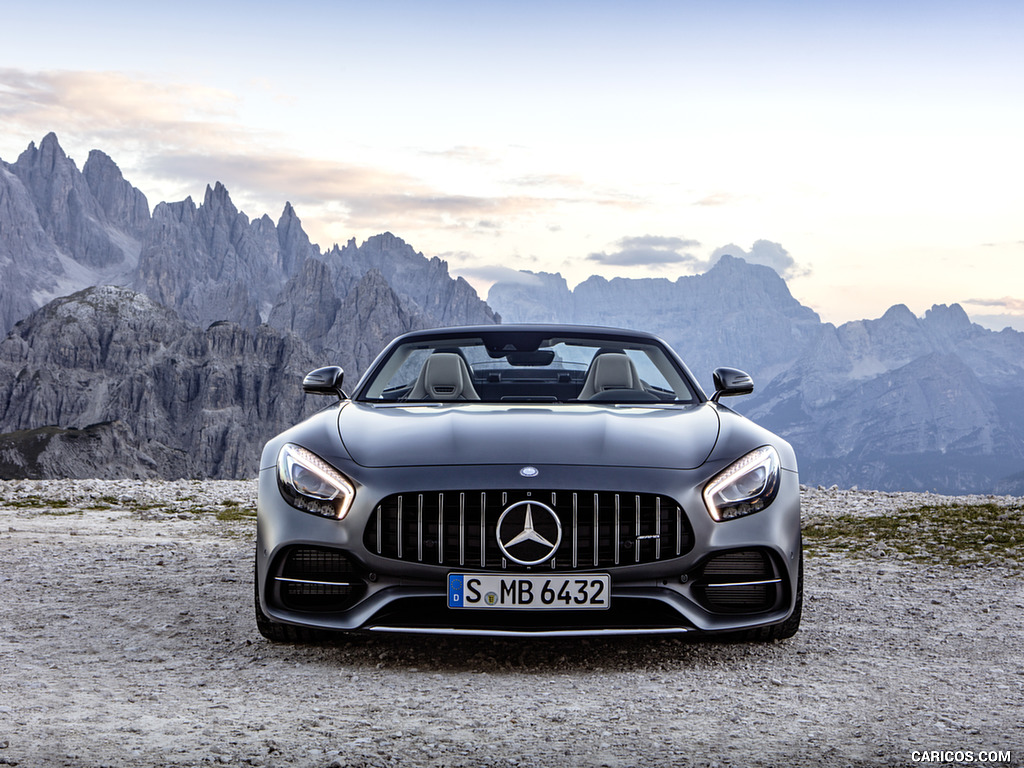 2018 Mercedes-AMG GT C Roadster (Color: Designo Selenit Grey Magno) - Front