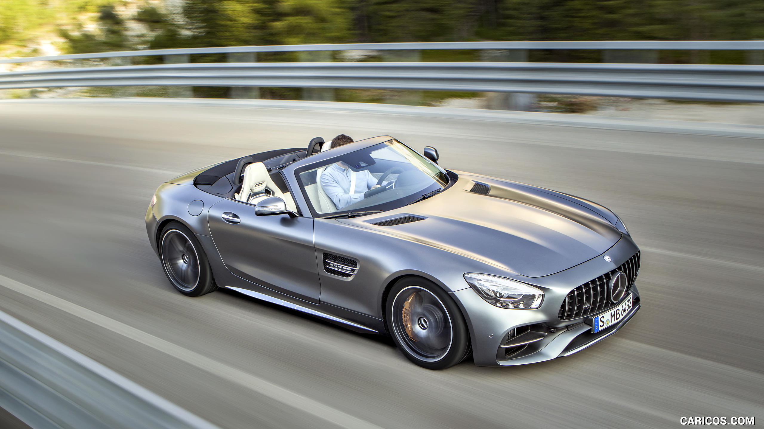 2018 Mercedes-AMG GT C Roadster (Color: Designo Selenit Grey Magno ...