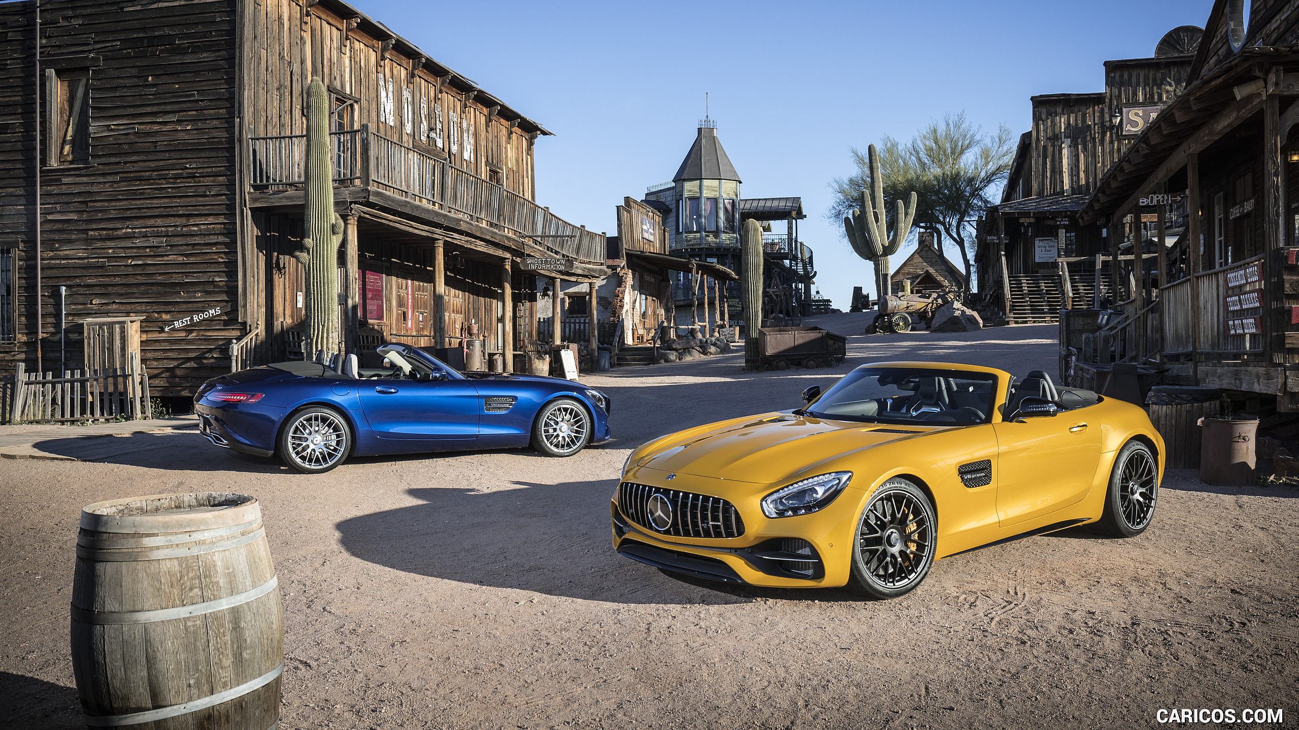 2018 Mercedes-AMG GT C Roadster - Front Three-Quarter, #167 of 350