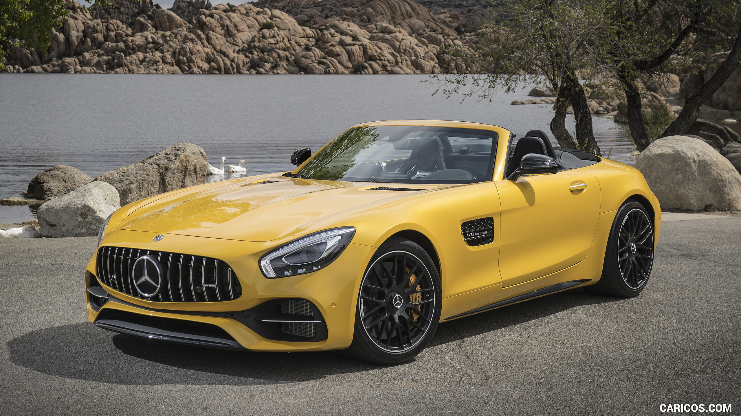 2018 Mercedes-AMG GT C Roadster - Front Three-Quarter, #221 of 350