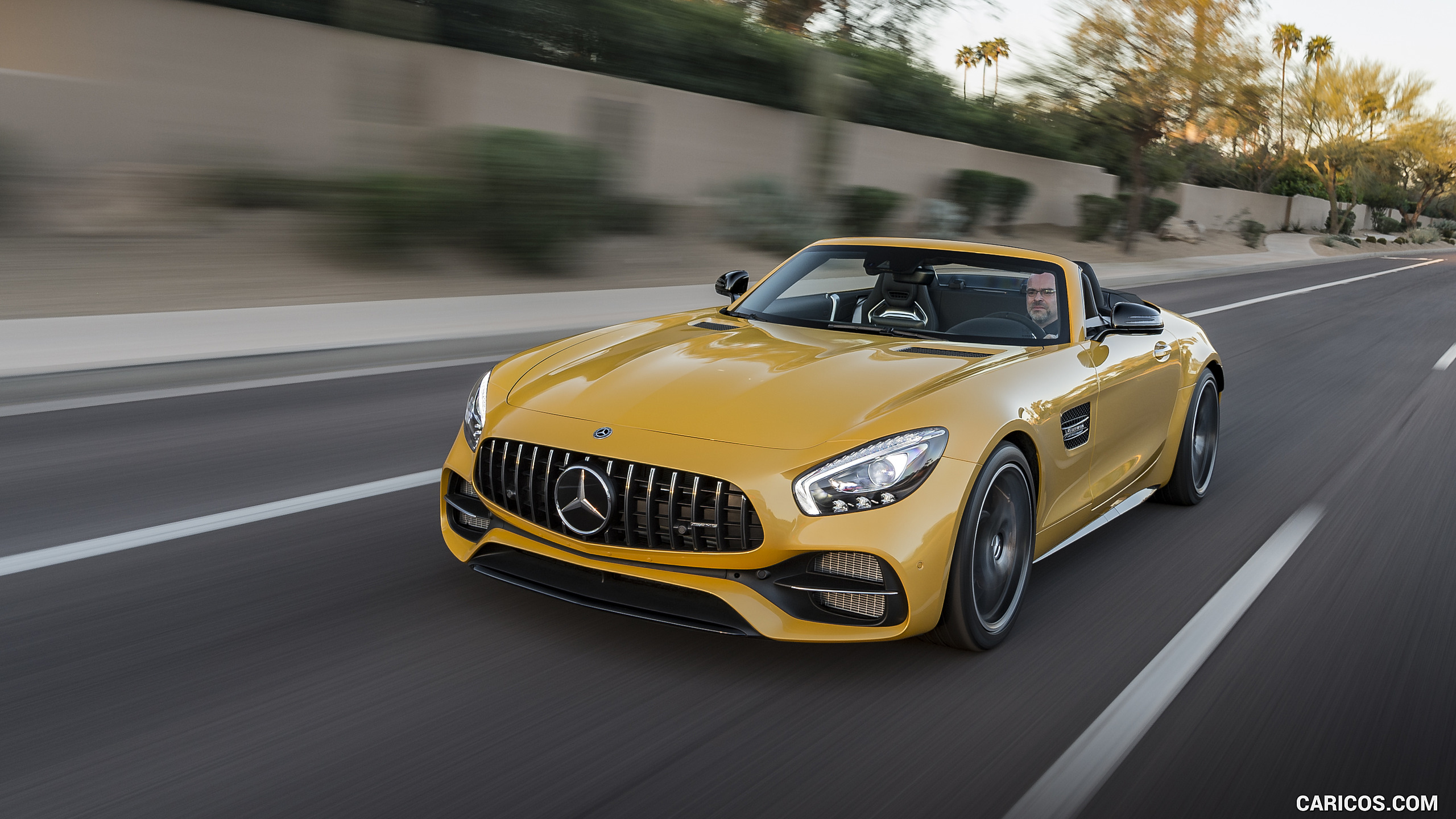 2018 Mercedes-AMG GT C Roadster - Front Three-Quarter, #223 of 350