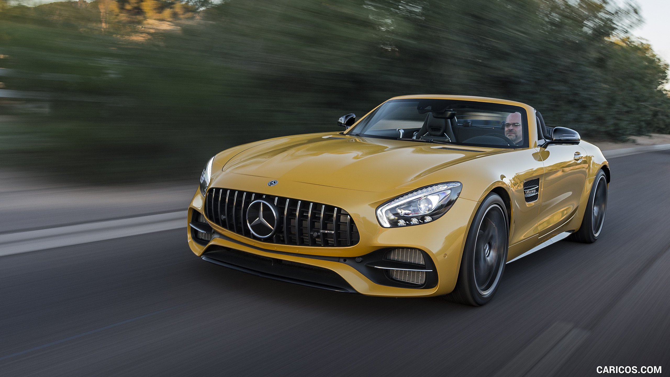 2018 Mercedes-AMG GT C Roadster - Front Three-Quarter, #224 of 350