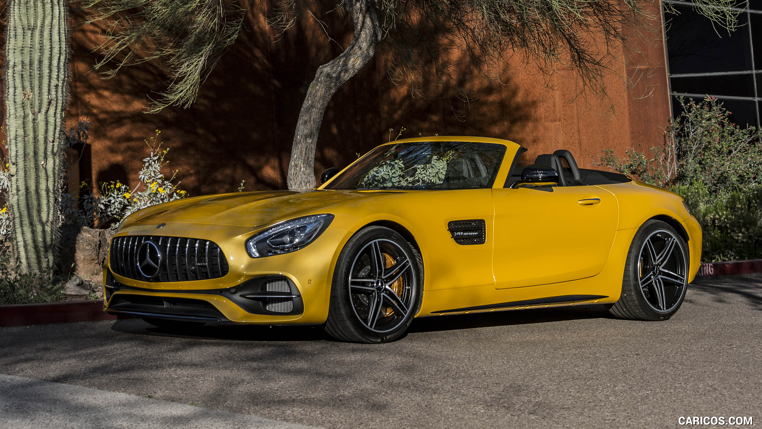2018 Mercedes-AMG GT C Roadster - Front Three-Quarter, #235 of 350