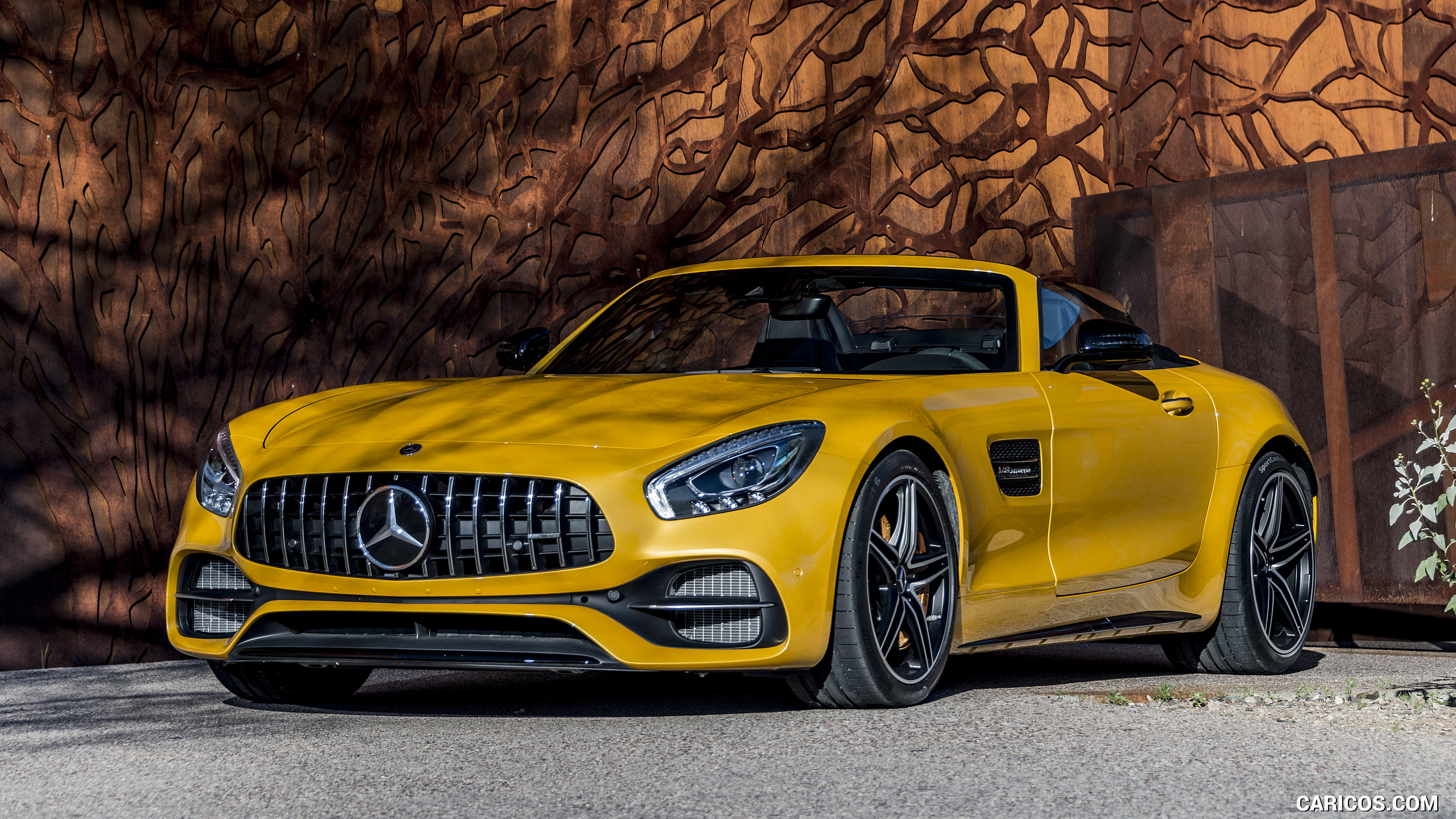 2018 Mercedes-AMG GT C Roadster - Front Three-Quarter, #241 of 350