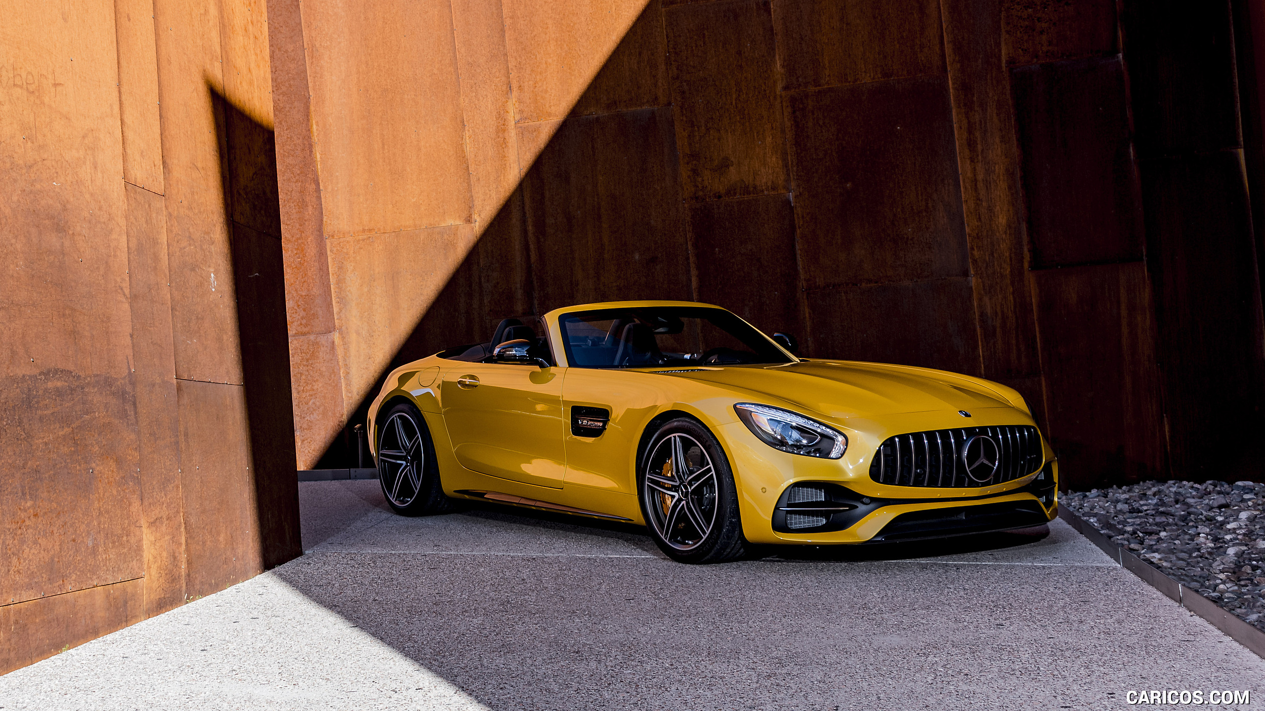 2018 Mercedes-AMG GT C Roadster - Front Three-Quarter, #242 of 350