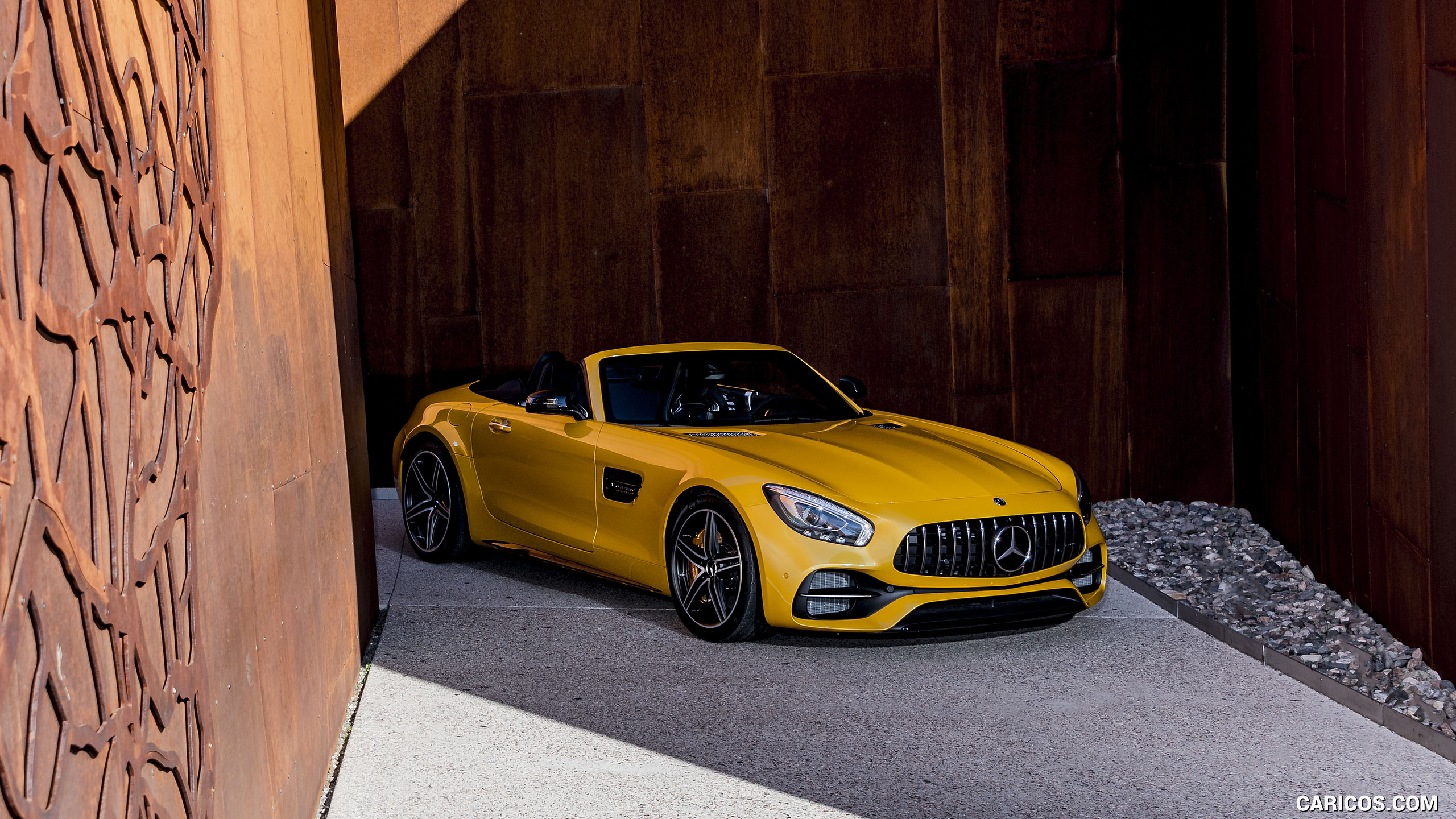 2018 Mercedes-AMG GT C Roadster - Front Three-Quarter, #248 of 350