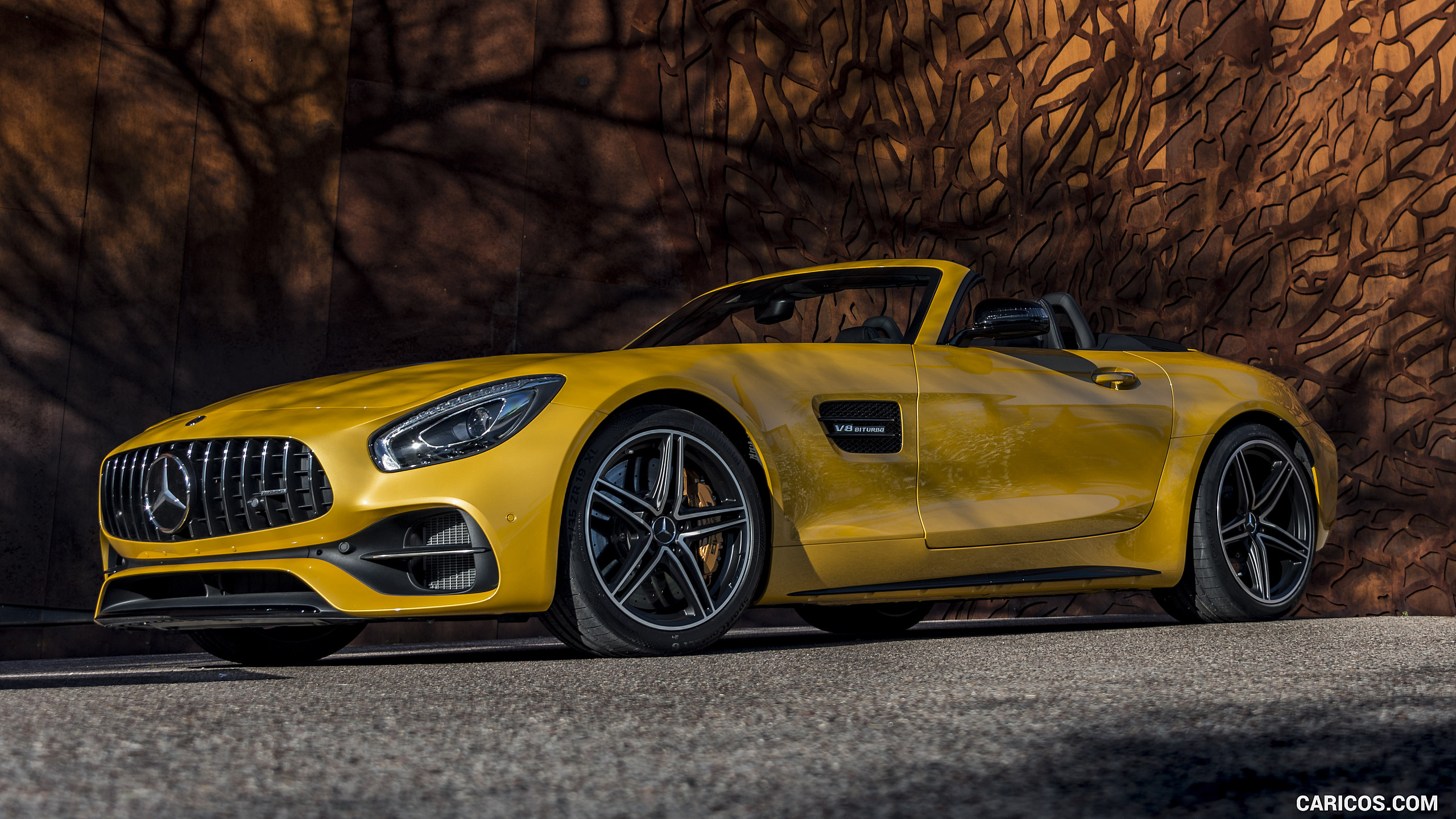 2018 Mercedes-AMG GT C Roadster - Front Three-Quarter, #251 of 350