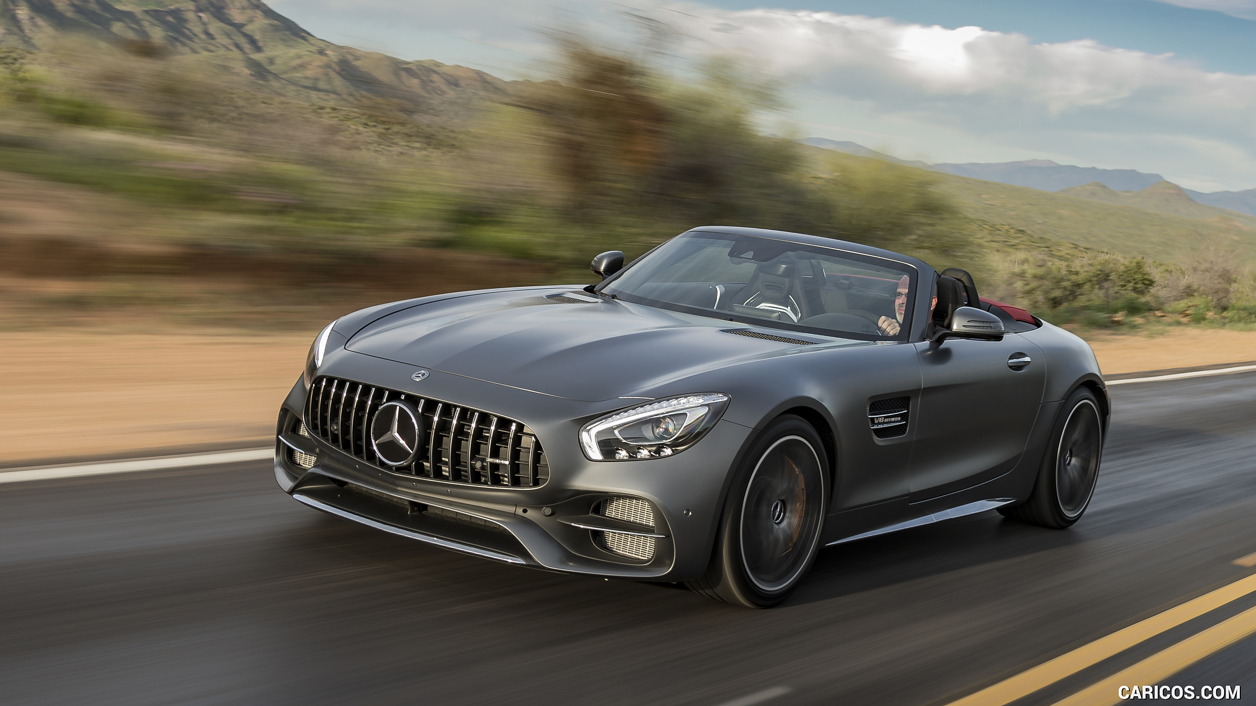 2018 Mercedes-AMG GT C Roadster - Front Three-Quarter, #292 of 350