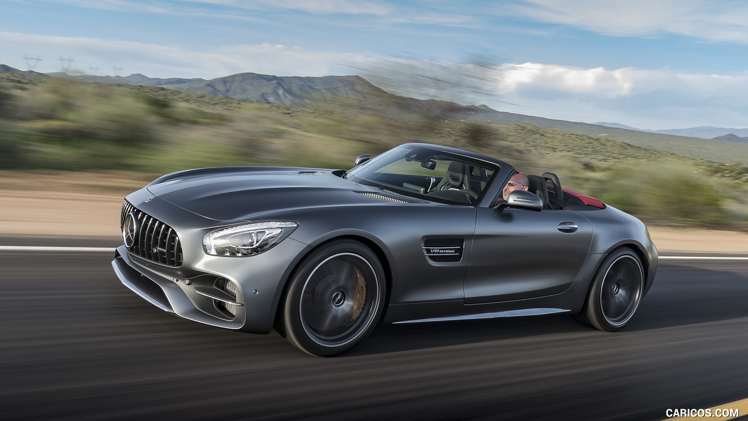 2018 Mercedes-AMG GT C Roadster - Front Three-Quarter, #293 of 350