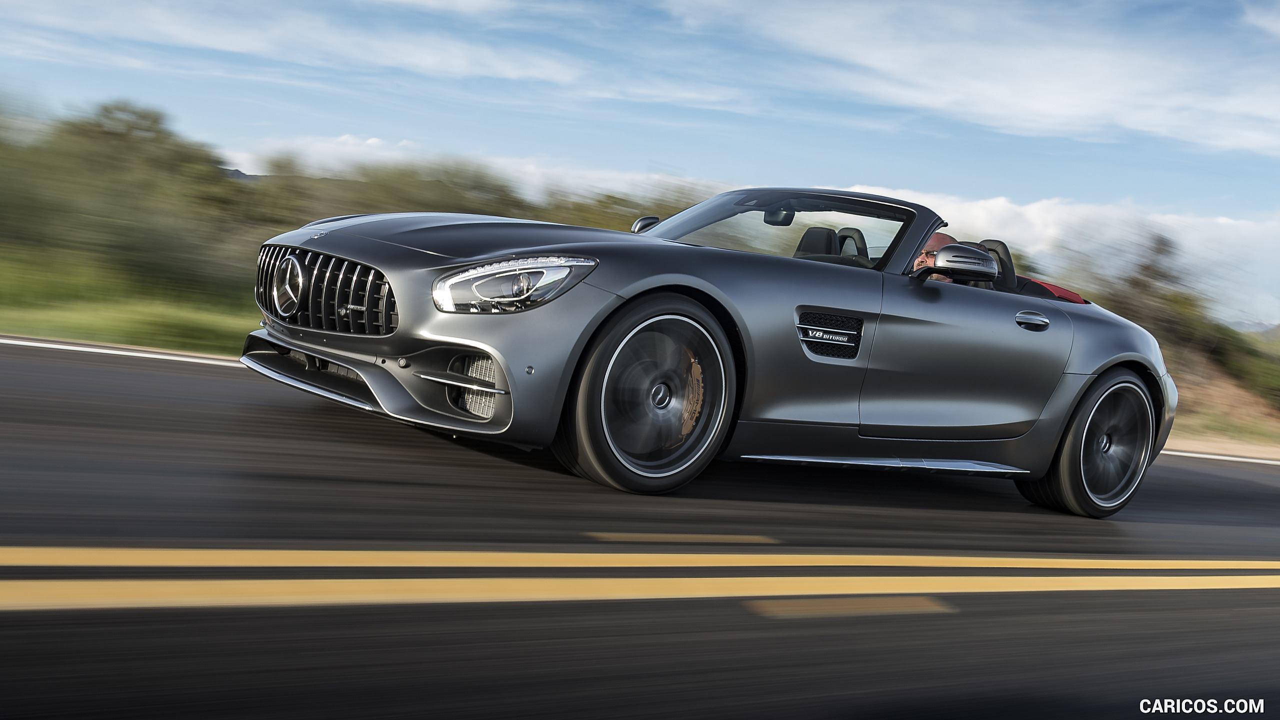 2018 Mercedes-AMG GT C Roadster - Front Three-Quarter, #294 of 350