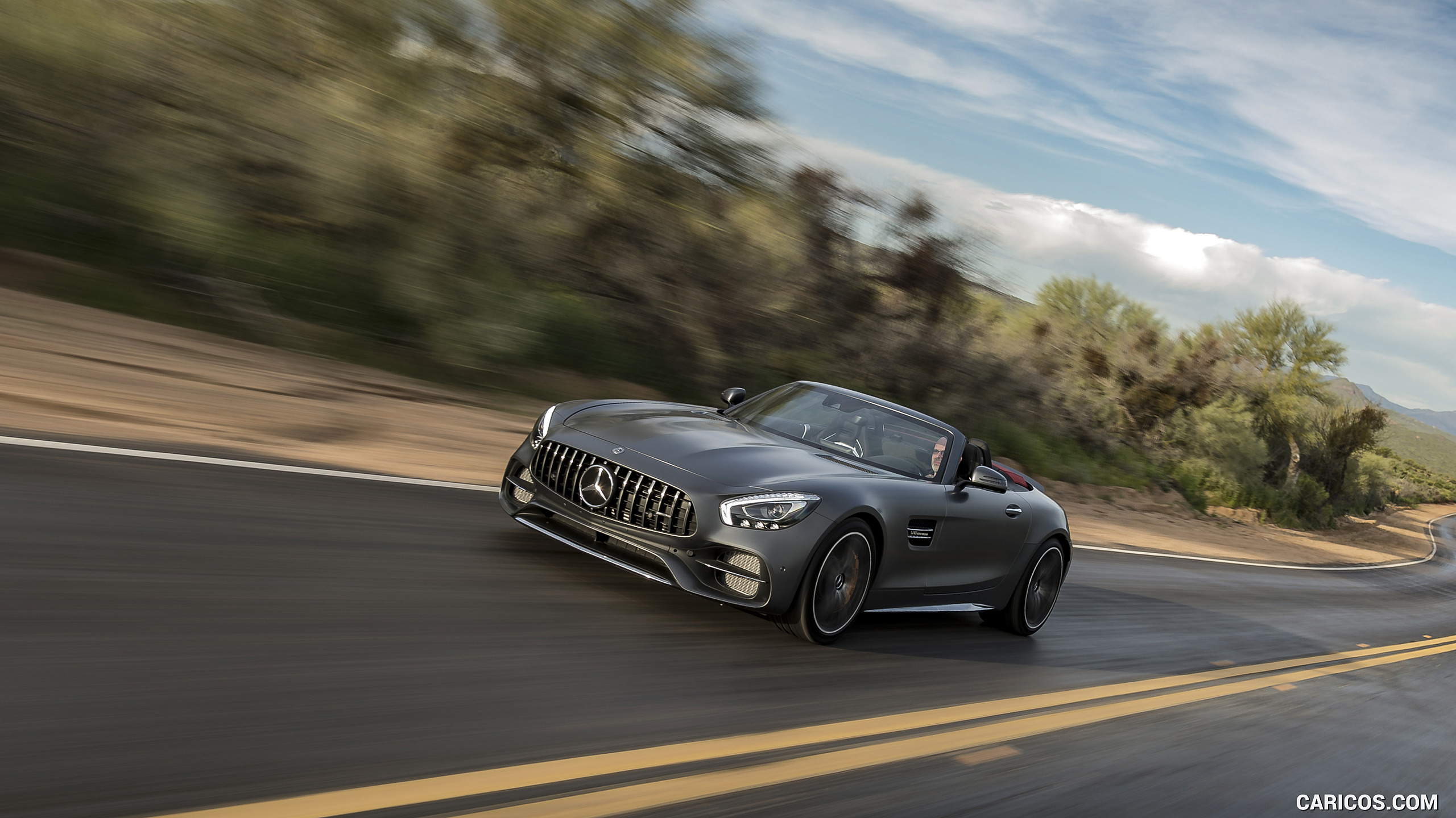 2018 Mercedes-AMG GT C Roadster - Front Three-Quarter, #296 of 350