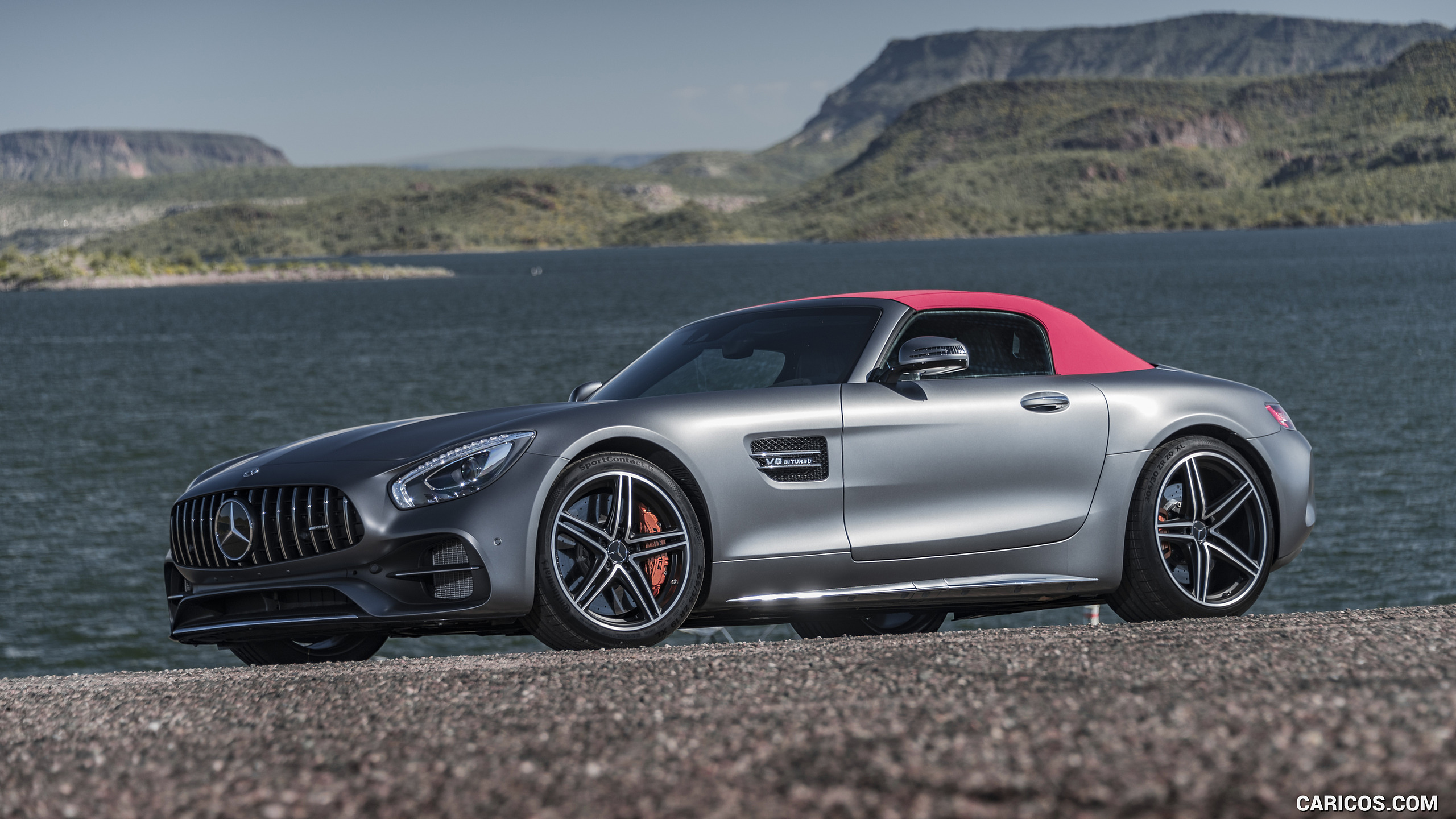 2018 Mercedes-AMG GT C Roadster - Front Three-Quarter, #304 of 350