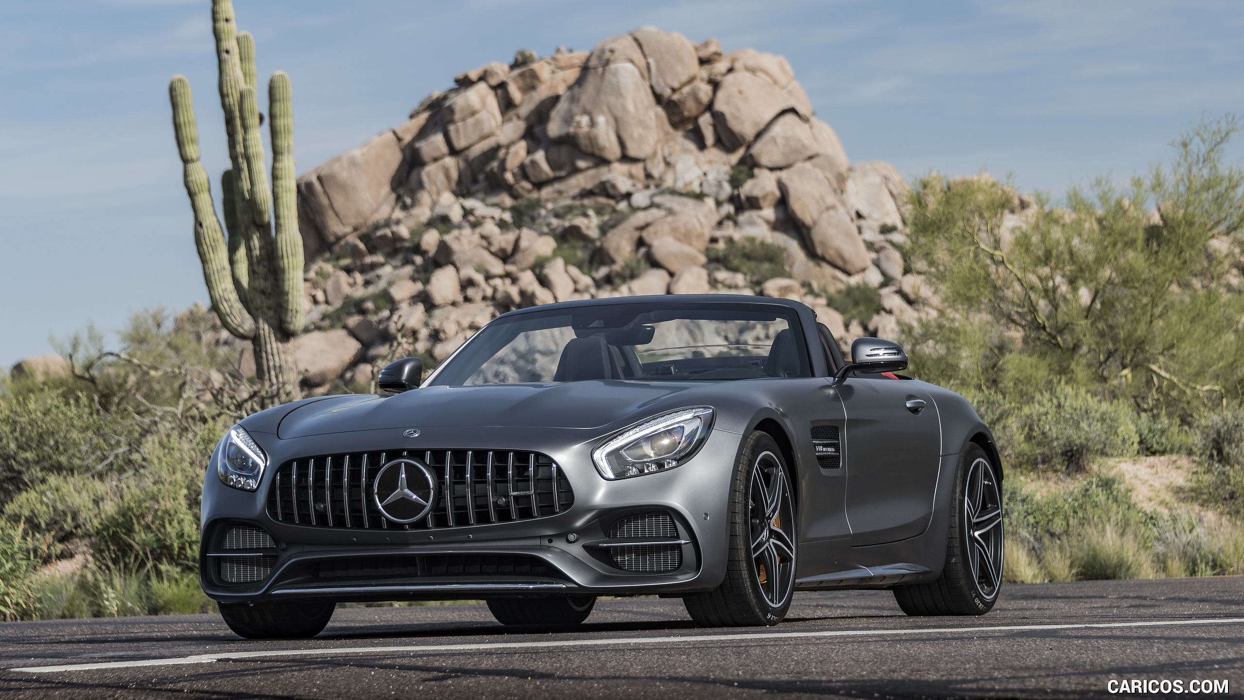 2018 Mercedes-AMG GT C Roadster - Front Three-Quarter, #319 of 350