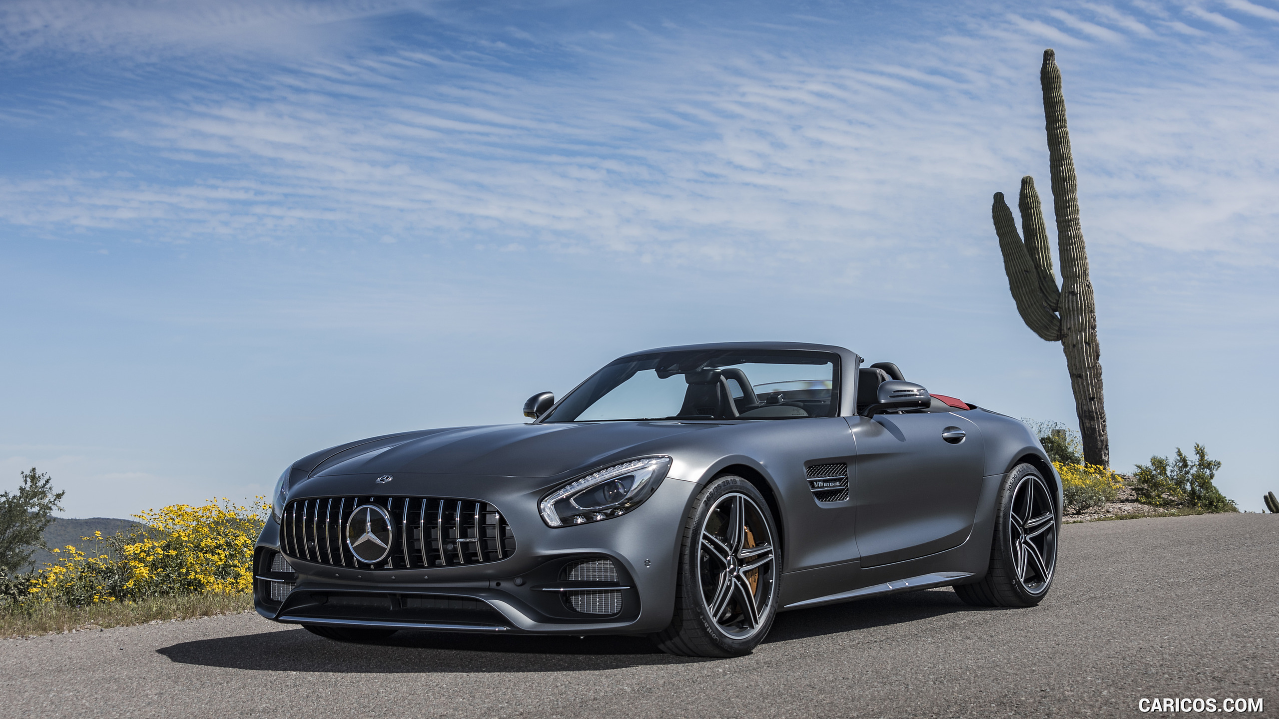 2018 Mercedes-AMG GT C Roadster - Front Three-Quarter, #320 of 350