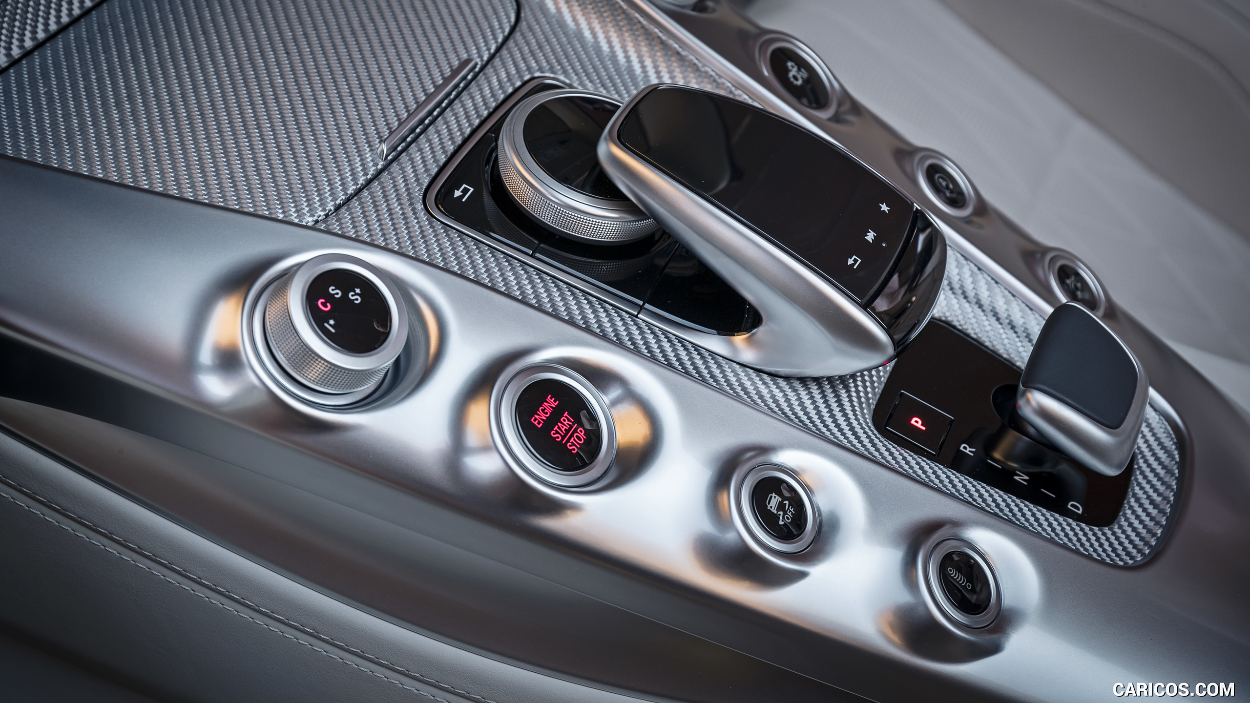 2018 Mercedes-AMG GT Roadster - Interior, Controls, #160 of 350