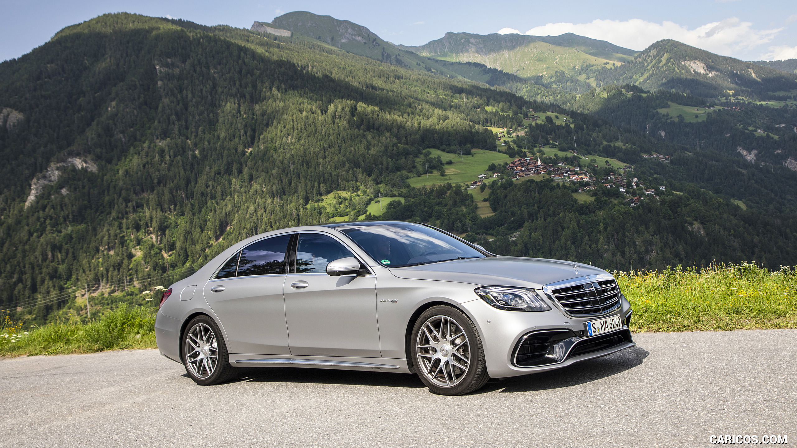 2018 Mercedes-AMG S63 4MATIC+ (Color: designo Allanite Grey Magno ...