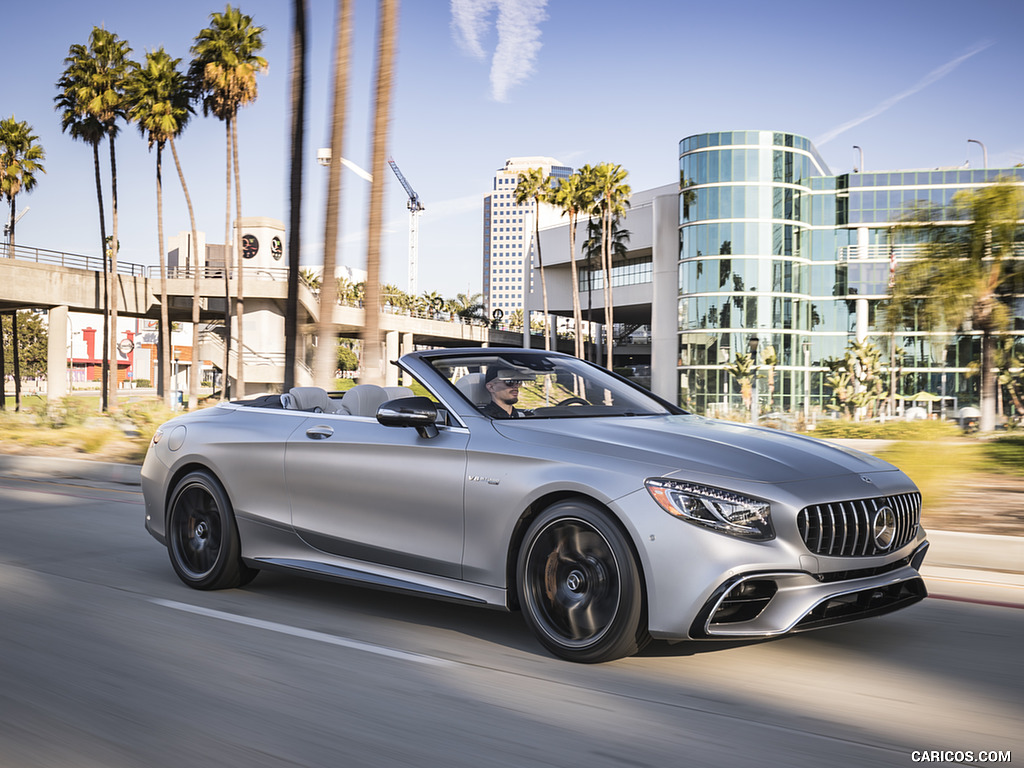 2018 Mercedes-AMG S63 Cabrio (US-Spec) - Front Three-Quarter