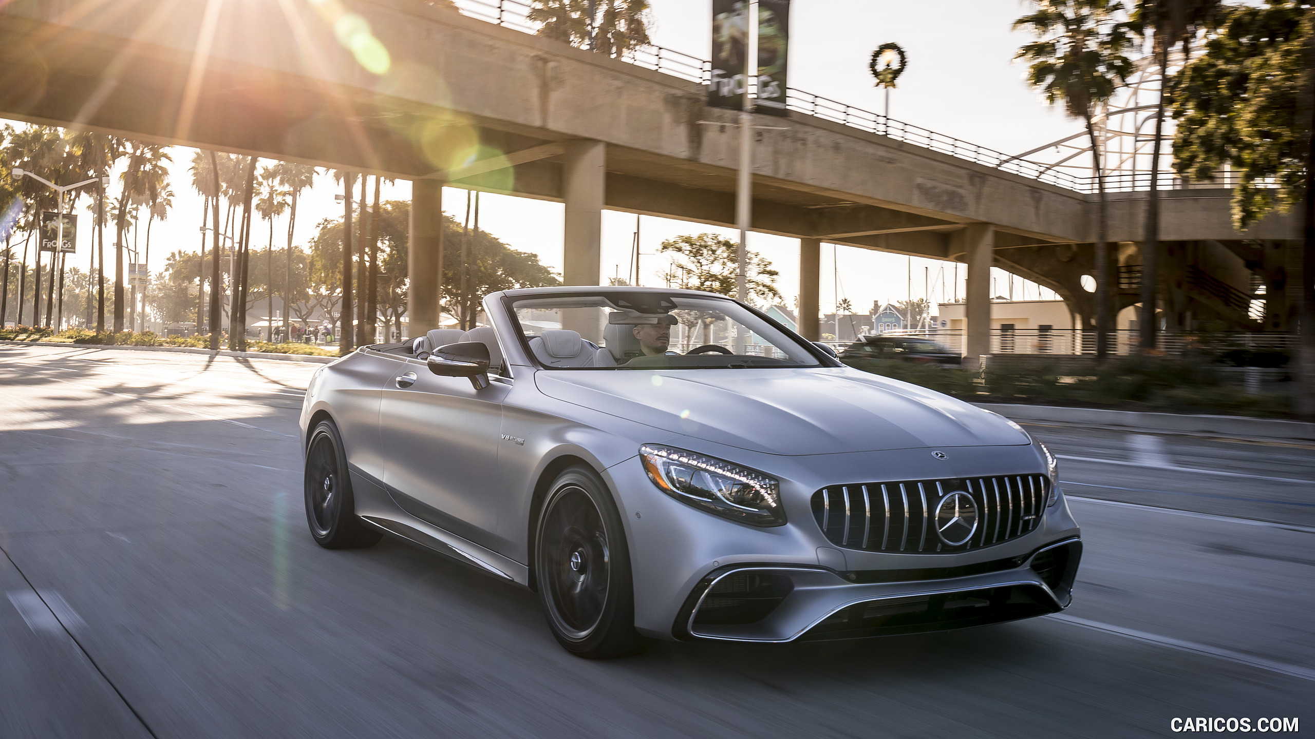 2018 Mercedes-AMG S63 Cabrio (US-Spec) - Front Three-Quarter | Caricos