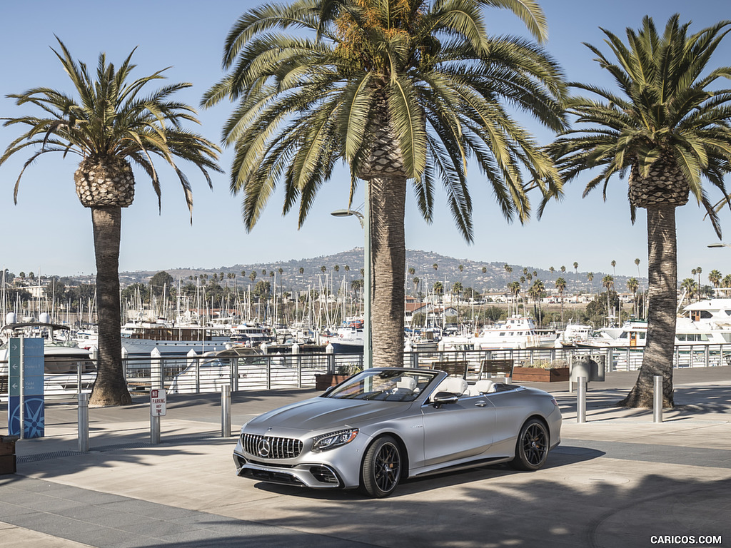 2018 Mercedes-AMG S63 Cabrio (US-Spec) - Front Three-Quarter