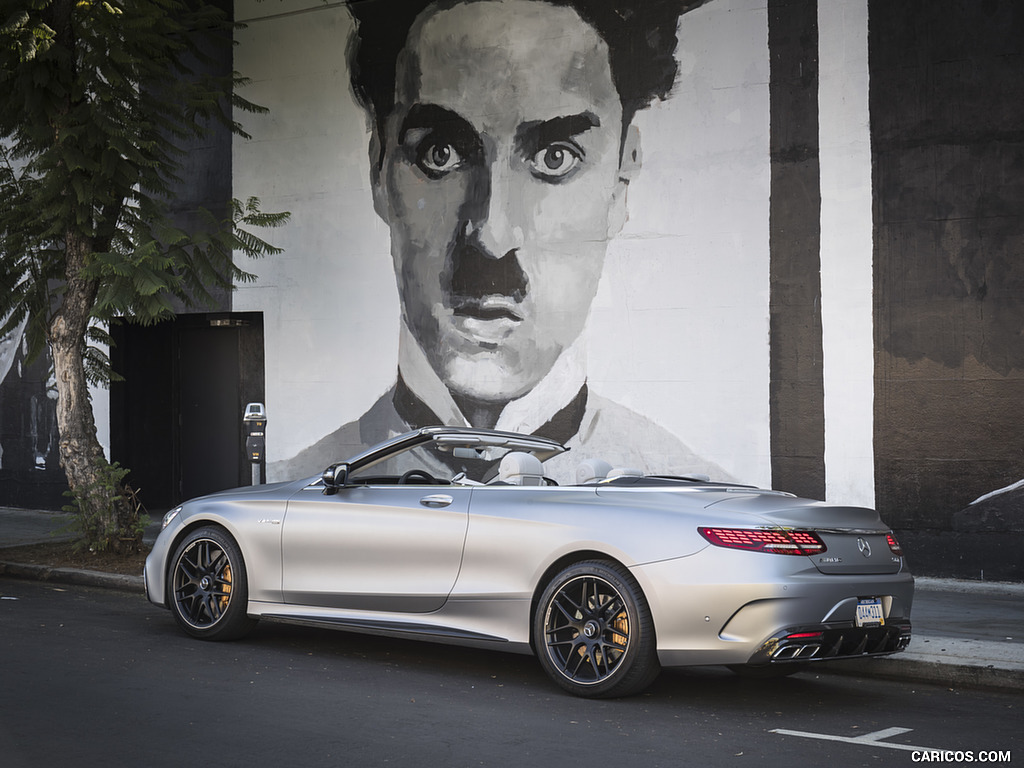 2018 Mercedes-AMG S63 Cabrio (US-Spec) - Rear Three-Quarter