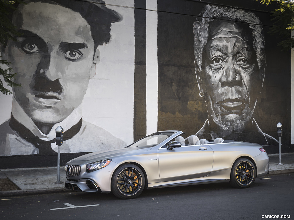 2018 Mercedes-AMG S63 Cabrio (US-Spec) - Side