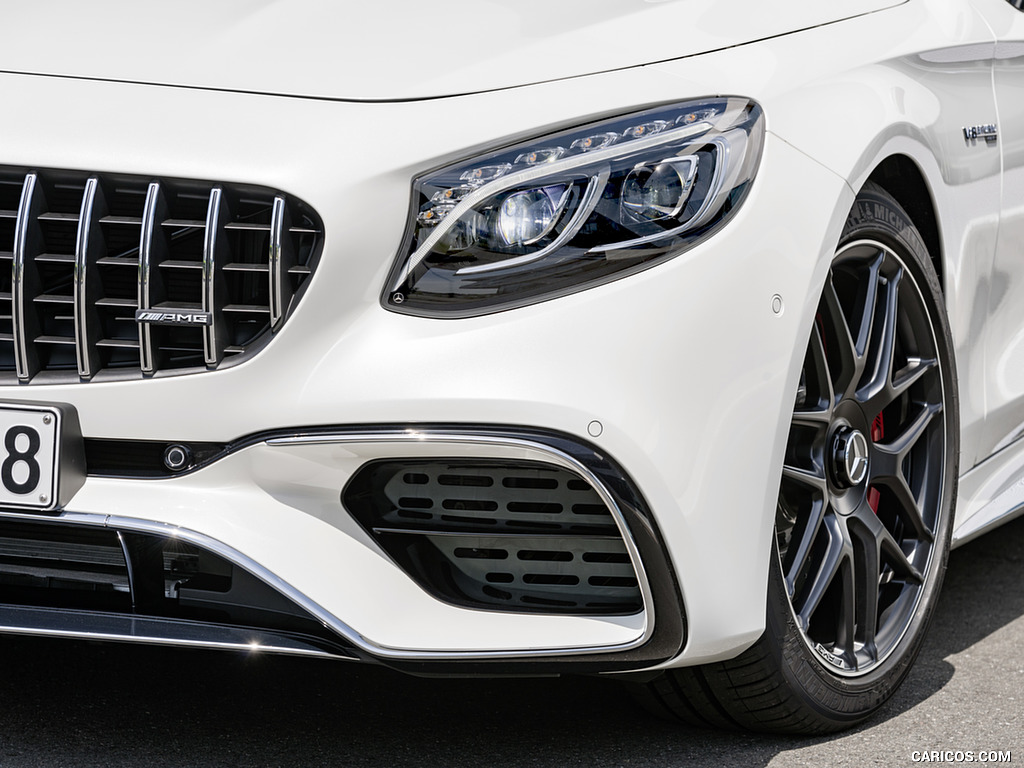 2018 Mercedes-AMG S63 Cabriolet 4MATIC+ (Color: Designo Diamond White) - Headlight