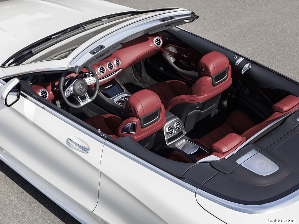 2018 Mercedes-AMG S63 Cabriolet 4MATIC+ (Color: Designo Diamond White) - Interior