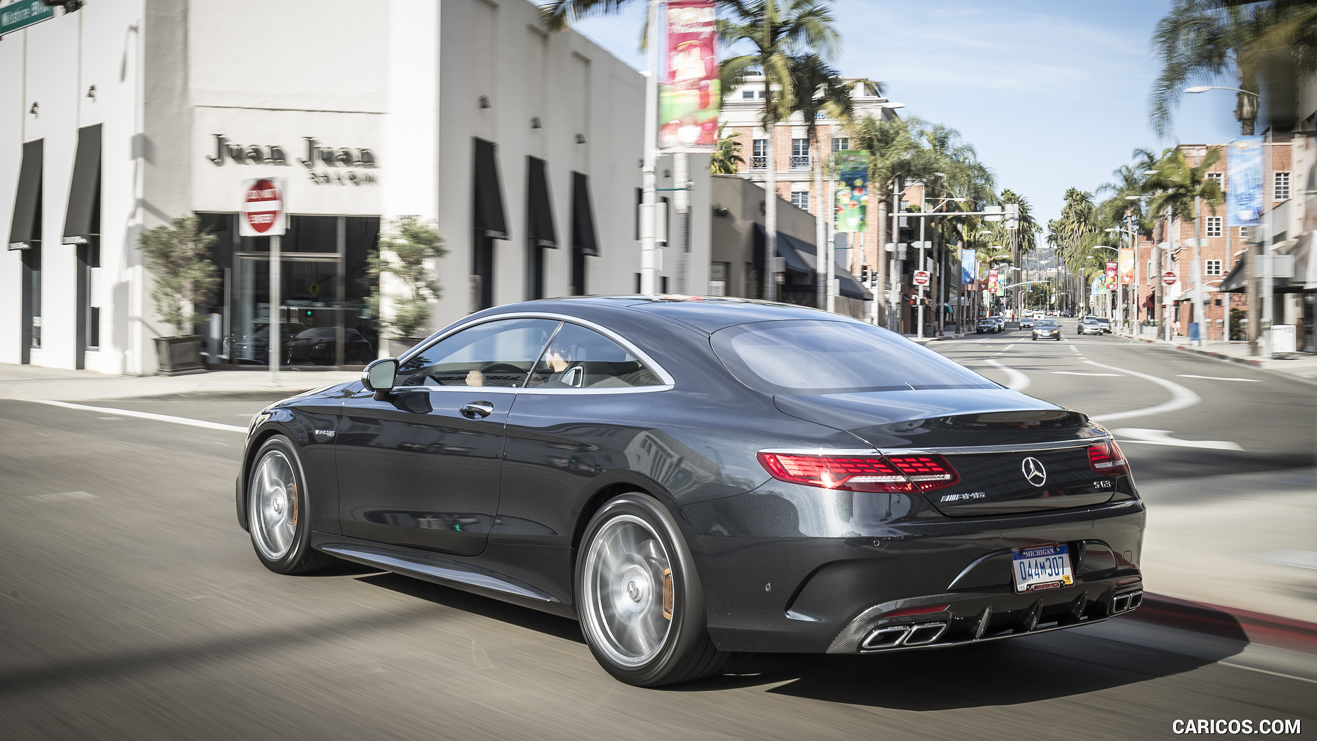 2018 Mercedes-AMG S63 Coupe (US-Spec) - Rear Three-Quarter, #47 of 98
