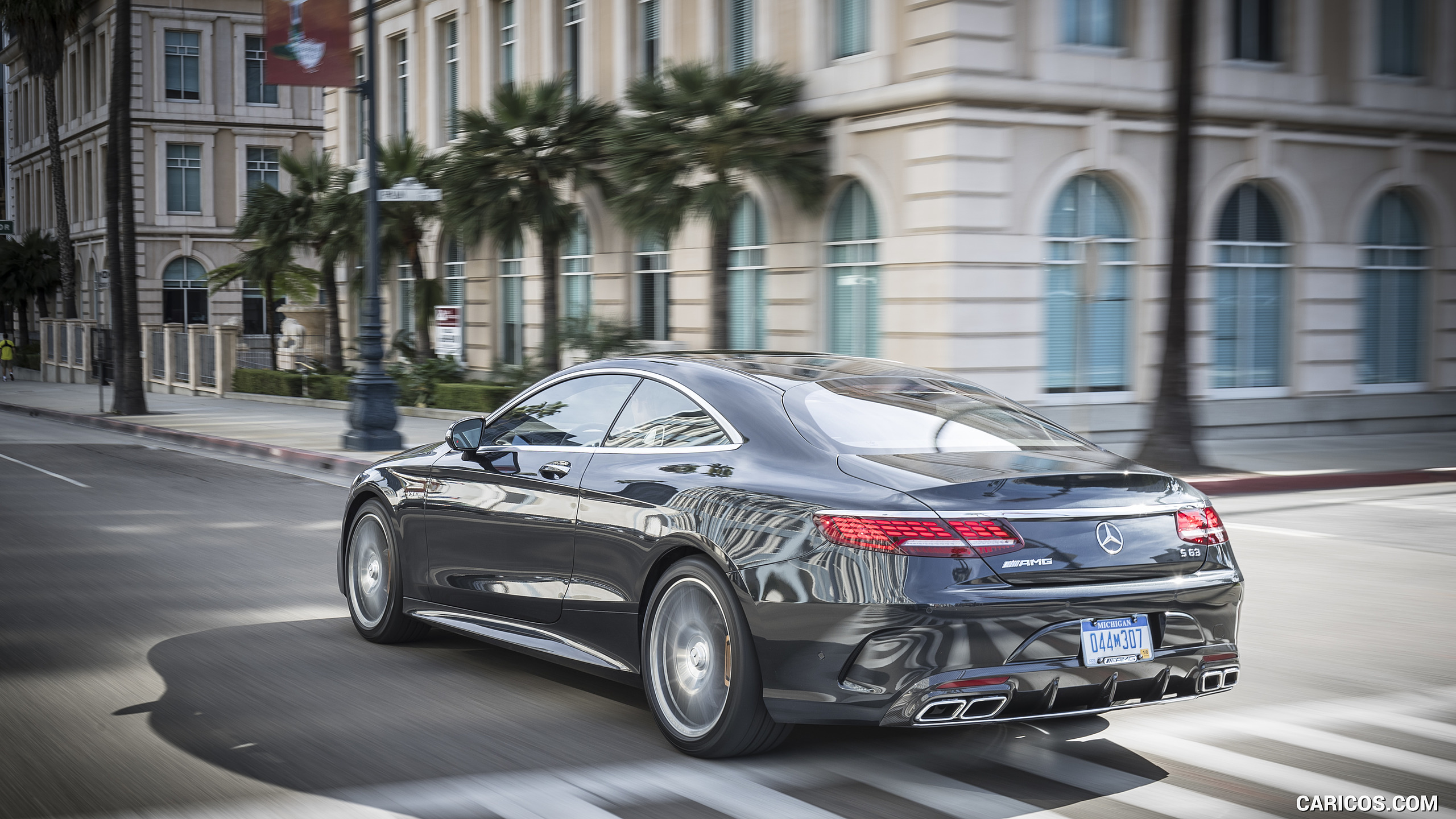 2018 Mercedes-AMG S63 Coupe (US-Spec) - Rear Three-Quarter, #50 of 98