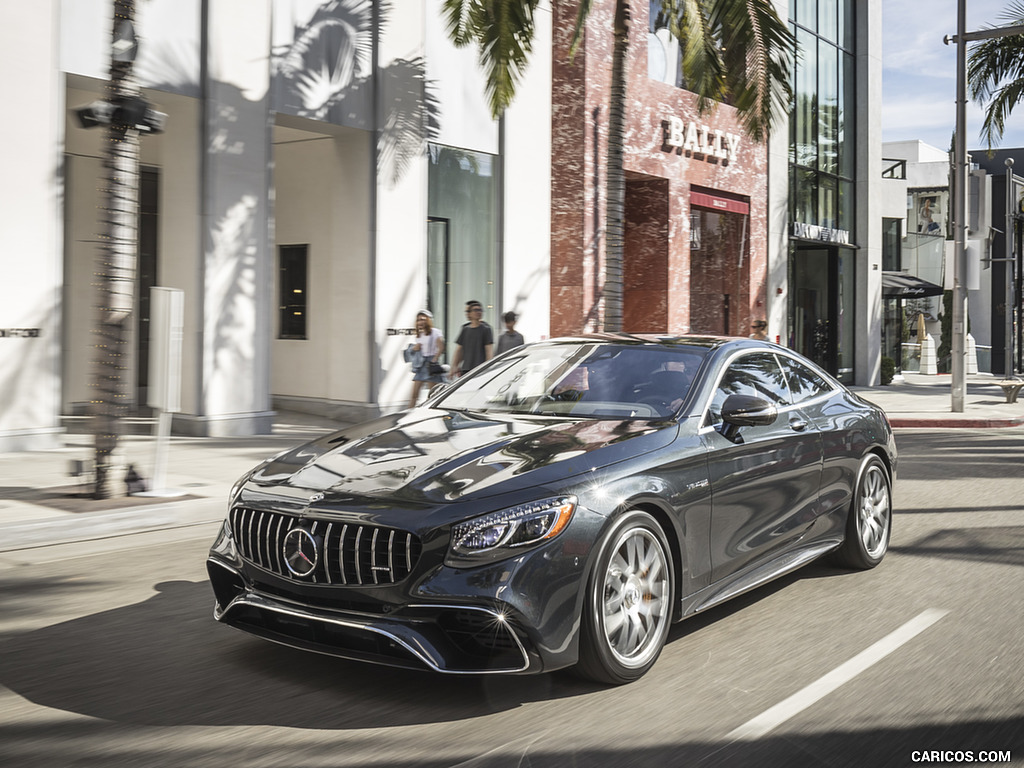 2018 Mercedes-AMG S63 Coupe (US-Spec) - Front Three-Quarter