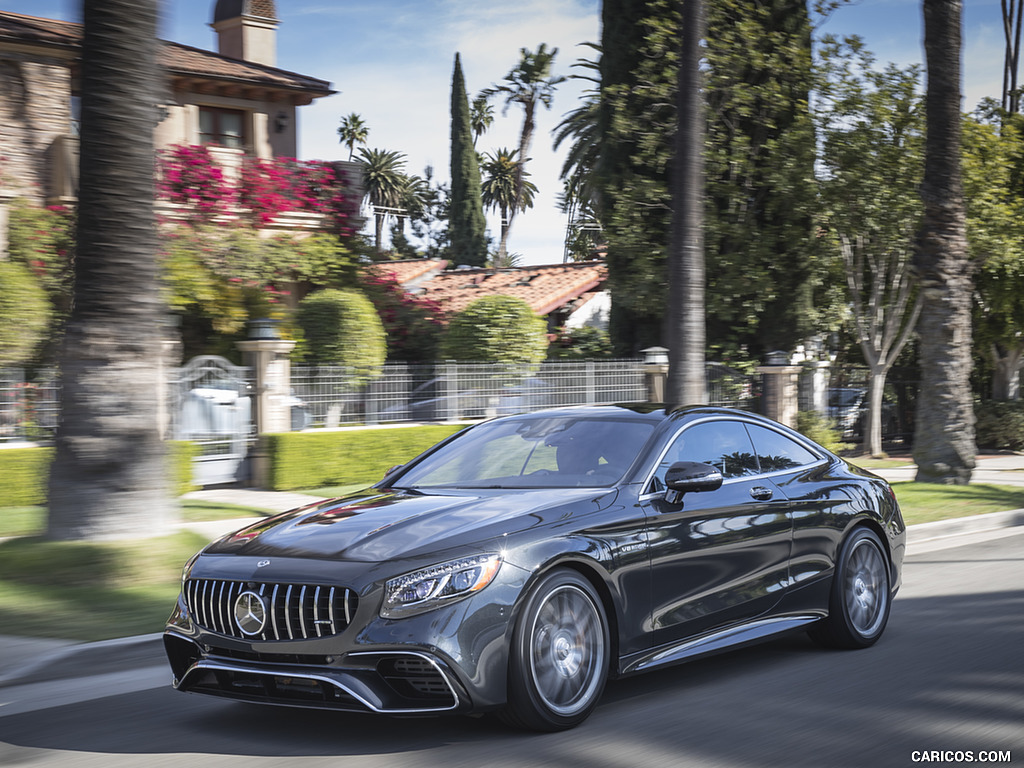 2018 Mercedes-AMG S63 Coupe (US-Spec) - Front Three-Quarter