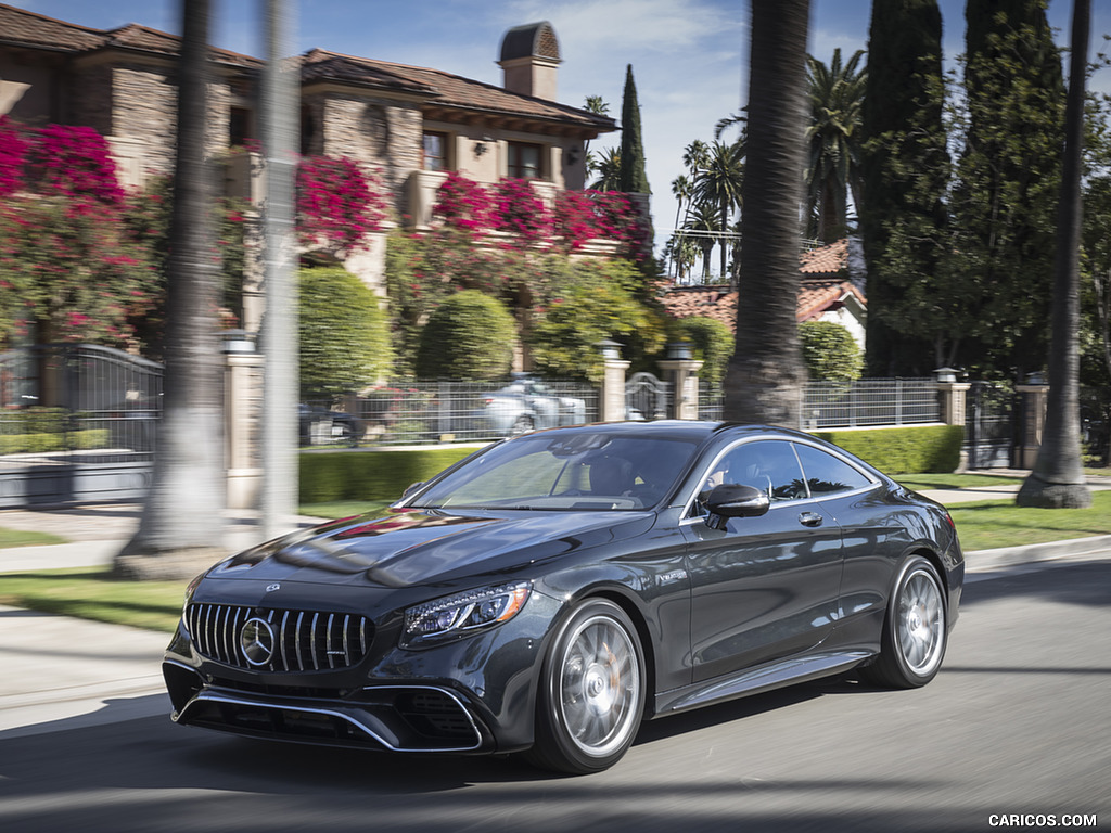 2018 Mercedes-AMG S63 Coupe (US-Spec) - Front Three-Quarter