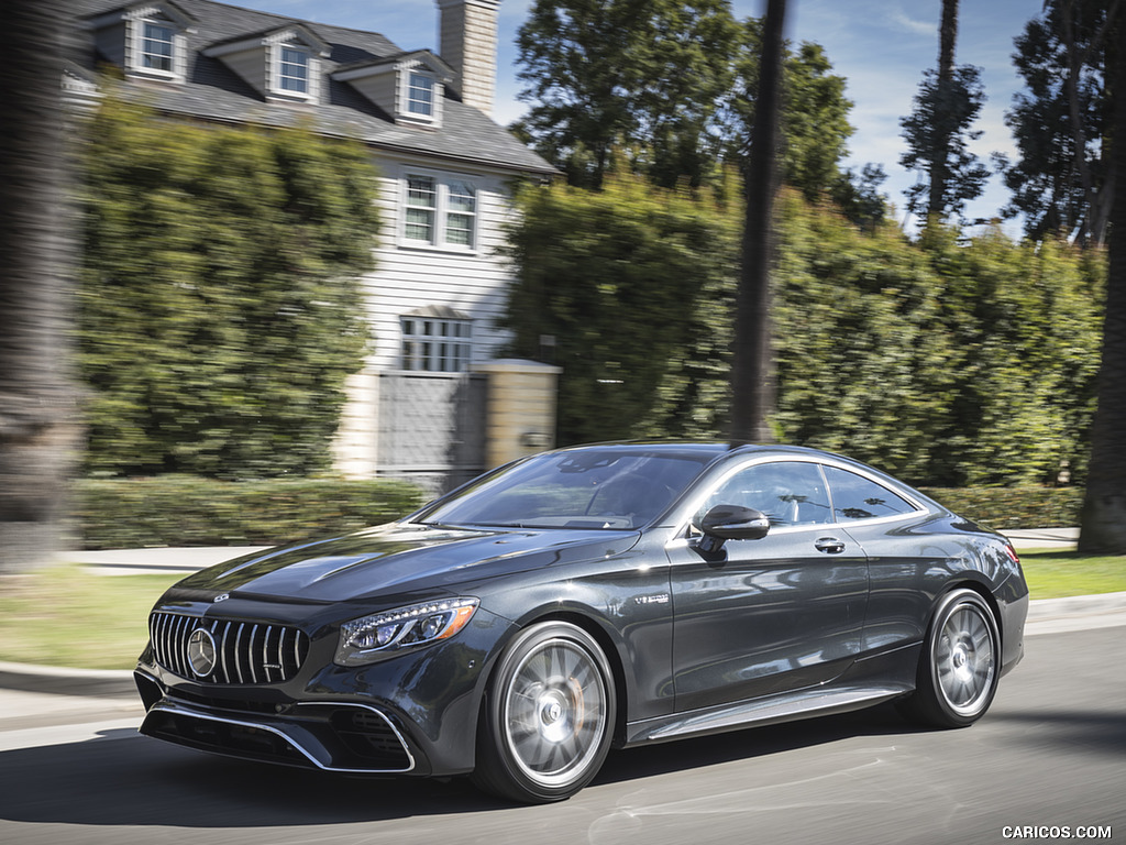 2018 Mercedes-AMG S63 Coupe (US-Spec) - Front Three-Quarter