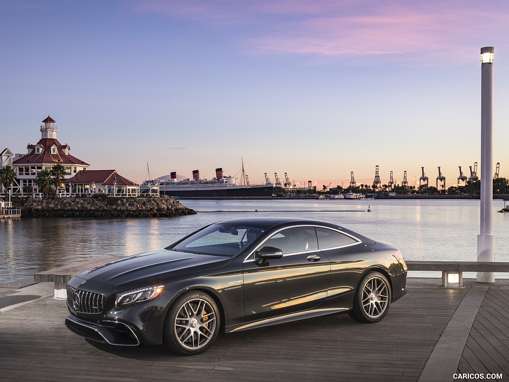 2018 Mercedes-AMG S63 Coupe (US-Spec) - Front Three-Quarter