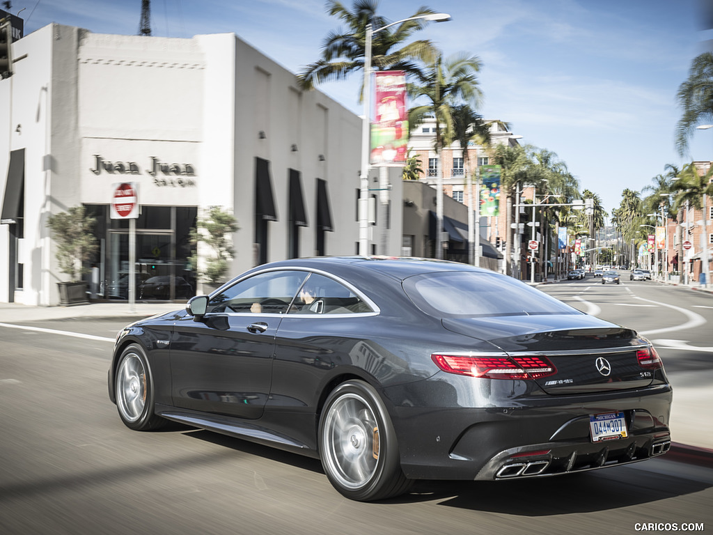 2018 Mercedes-AMG S63 Coupe (US-Spec) - Rear Three-Quarter