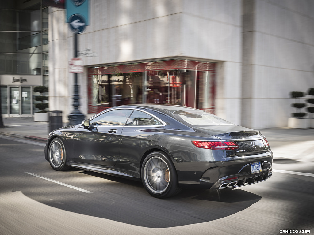 2018 Mercedes-AMG S63 Coupe (US-Spec) - Rear Three-Quarter