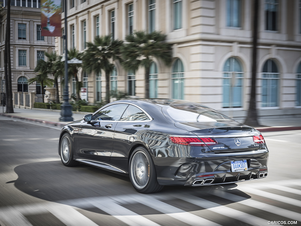 2018 Mercedes-AMG S63 Coupe (US-Spec) - Rear Three-Quarter