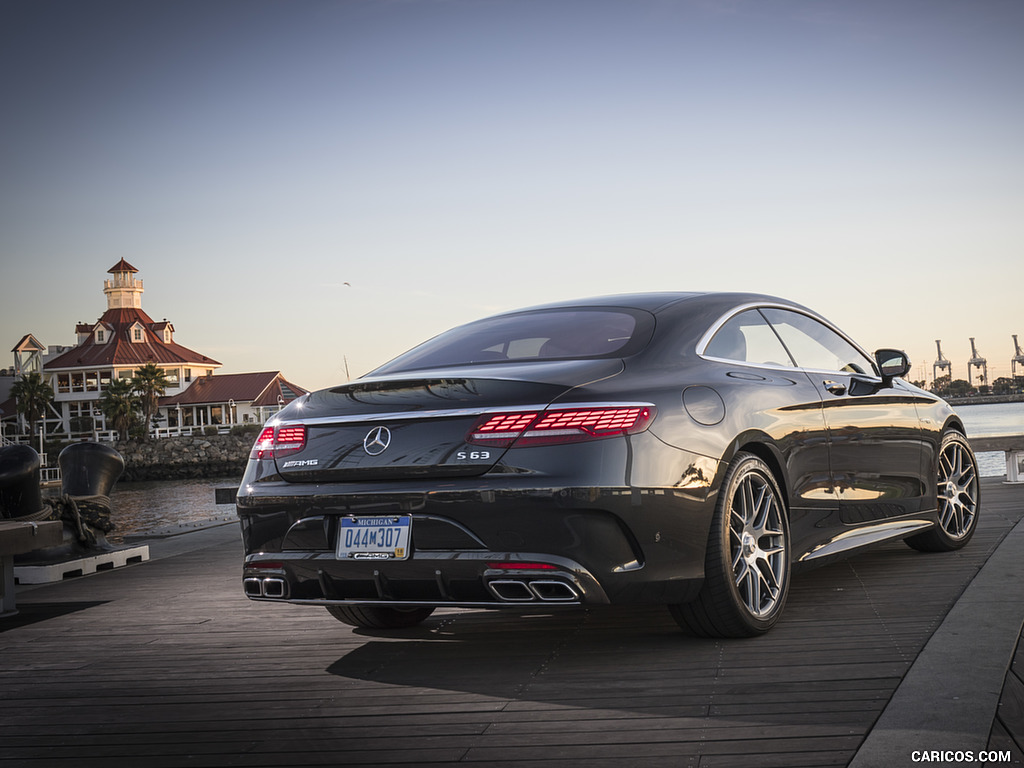 2018 Mercedes-AMG S63 Coupe (US-Spec) - Rear Three-Quarter