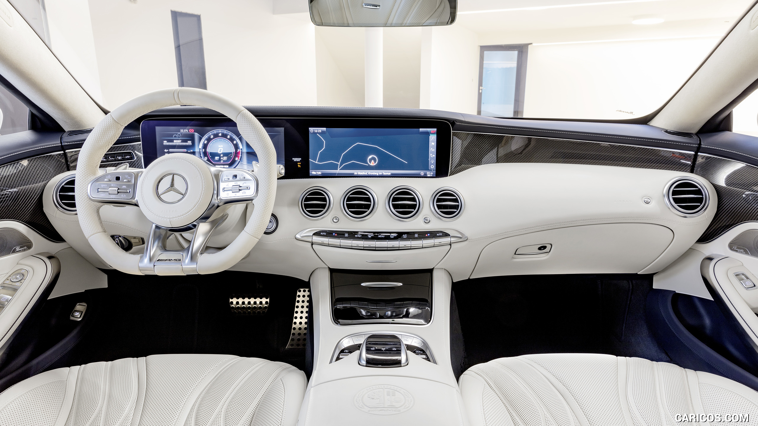2018 Mercedes-AMG S63 Coupe 4MATIC+ (Color: Designo Diamond White) - Interior, Cockpit, #17 of 98